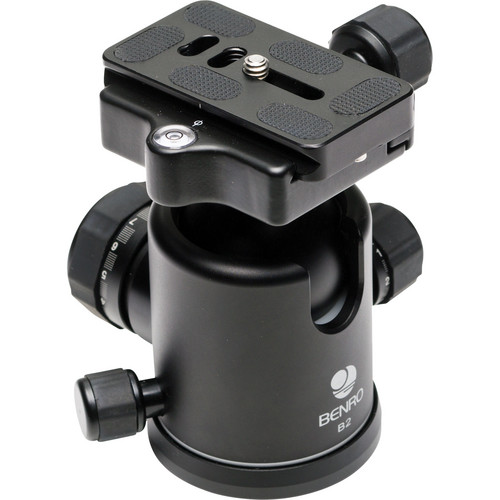 Benro B2 Double Action Ballhead - Professional Camera Tripod Head for DSLR & Mirrorless Cameras - Perfect for Photography, Videography & Travel Shooting