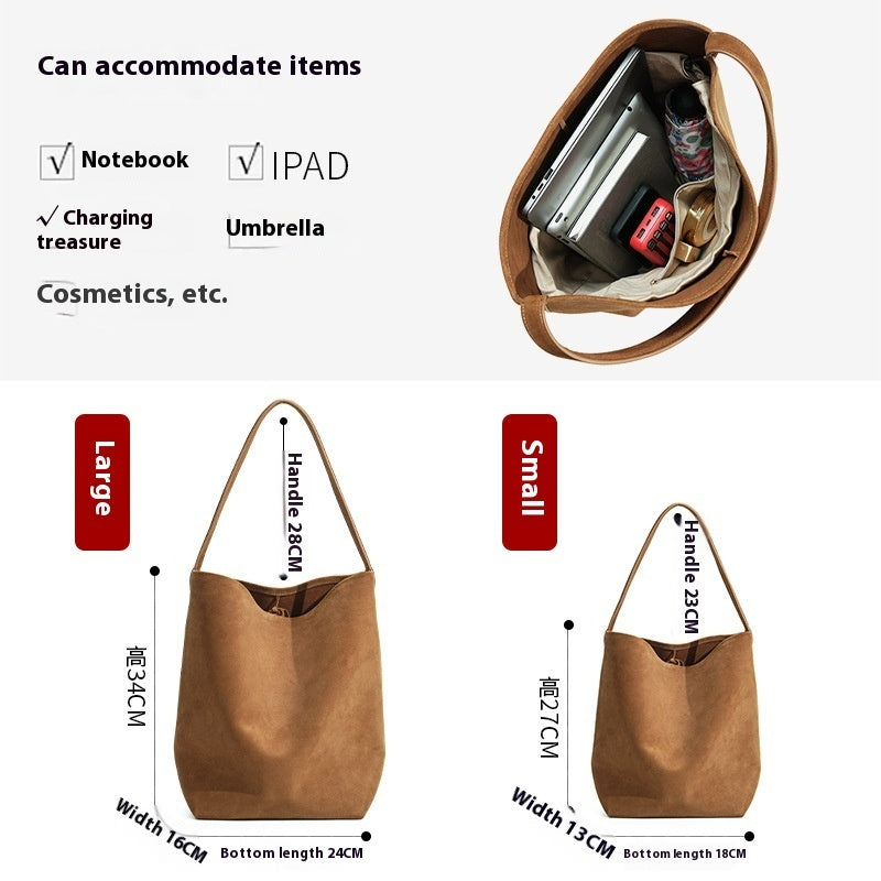 Premium Genuine Leather Shoulder Bag for Women - Stylish Soft Leather Tote with Large Capacity - Perfect for Work, Travel & Everyday Use