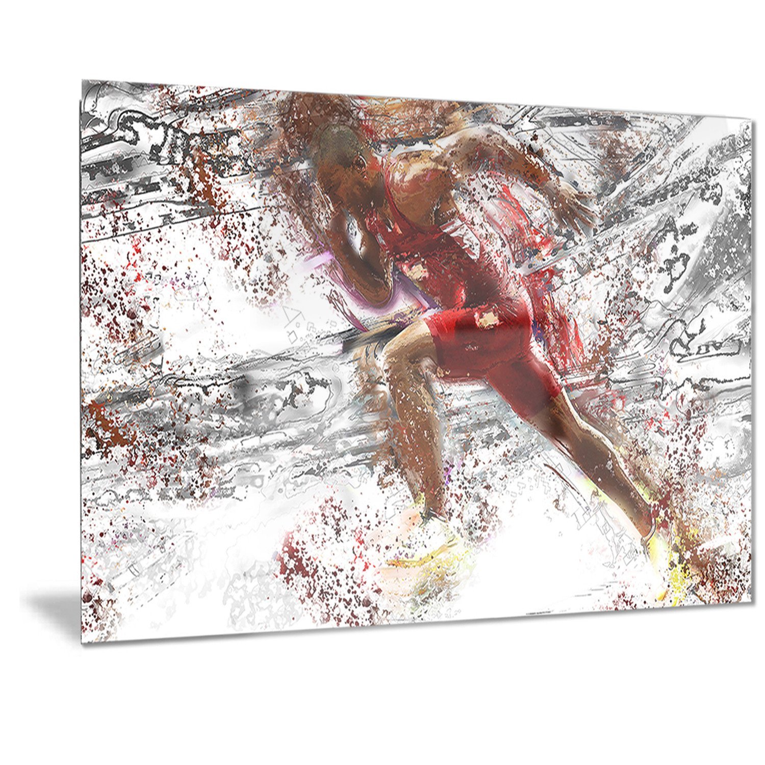 Designart Metal Wall Art Decor - Modern Abstract Sculpture for Home & Office - Perfect for Living Room, Bedroom, and Office Spaces