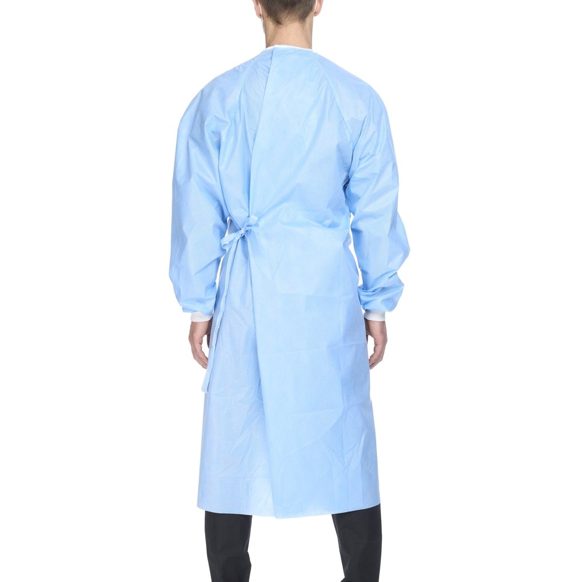 Halyard Basics Non Reinforced Surgical Gown with Towel - Disposable Medical Gown for Hospitals, Clinics & Healthcare Professionals - Ideal for Patient Care, Procedures & Infection Control