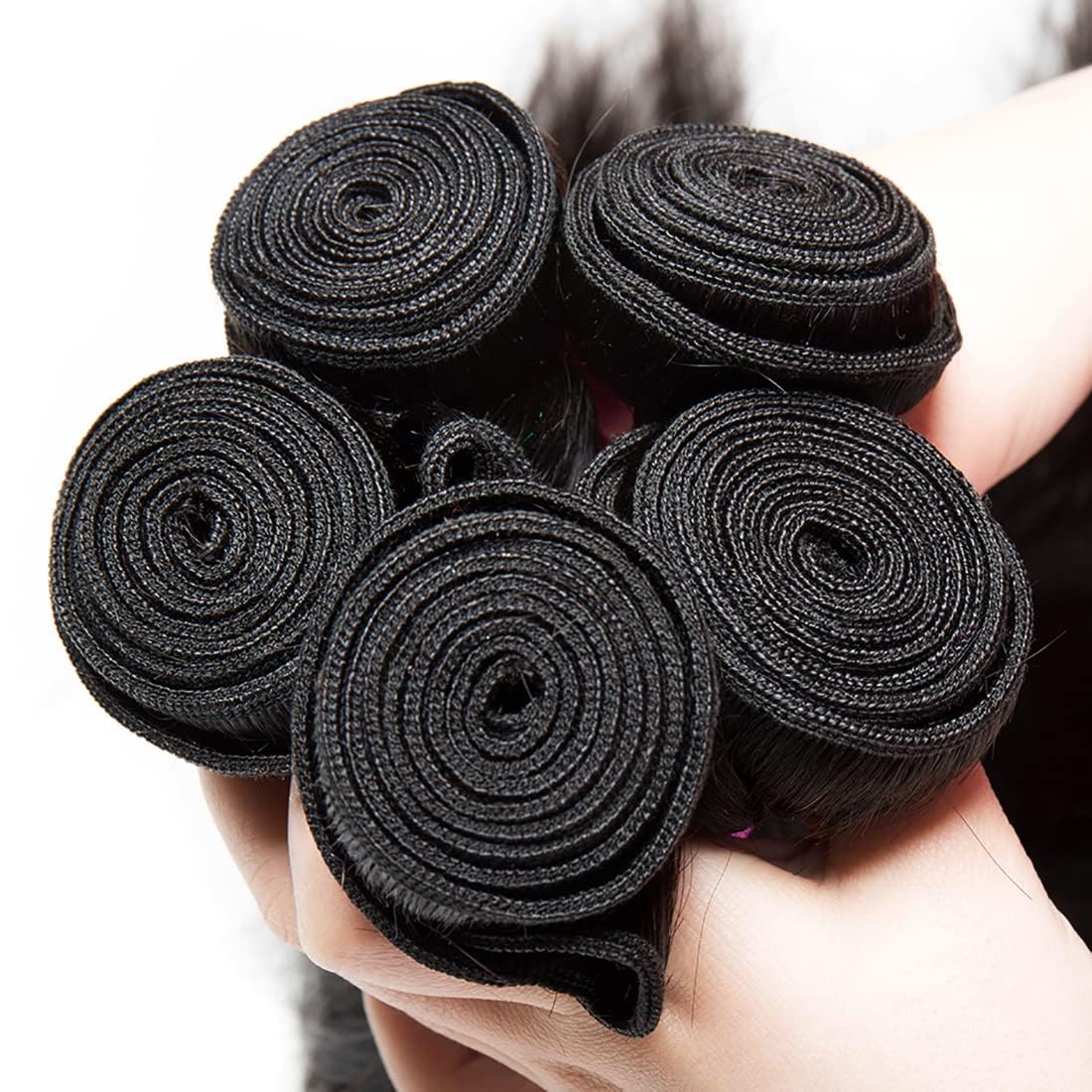 40 Inch Long Body Wave Virgin Human Hair Bundle - 12A Grade Single Bundle Natural Color Hair Extensions for Styling & Volume Boost - Perfect for Weaves, Ponytails & Everyday Wear