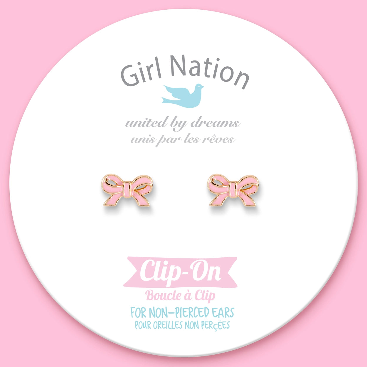 Girl Nation Clip On Earrings for Women - Non-Pierced Fashion Jewelry - Trendy & Comfortable Ear Cuffs for Parties, Weddings & Everyday Wear