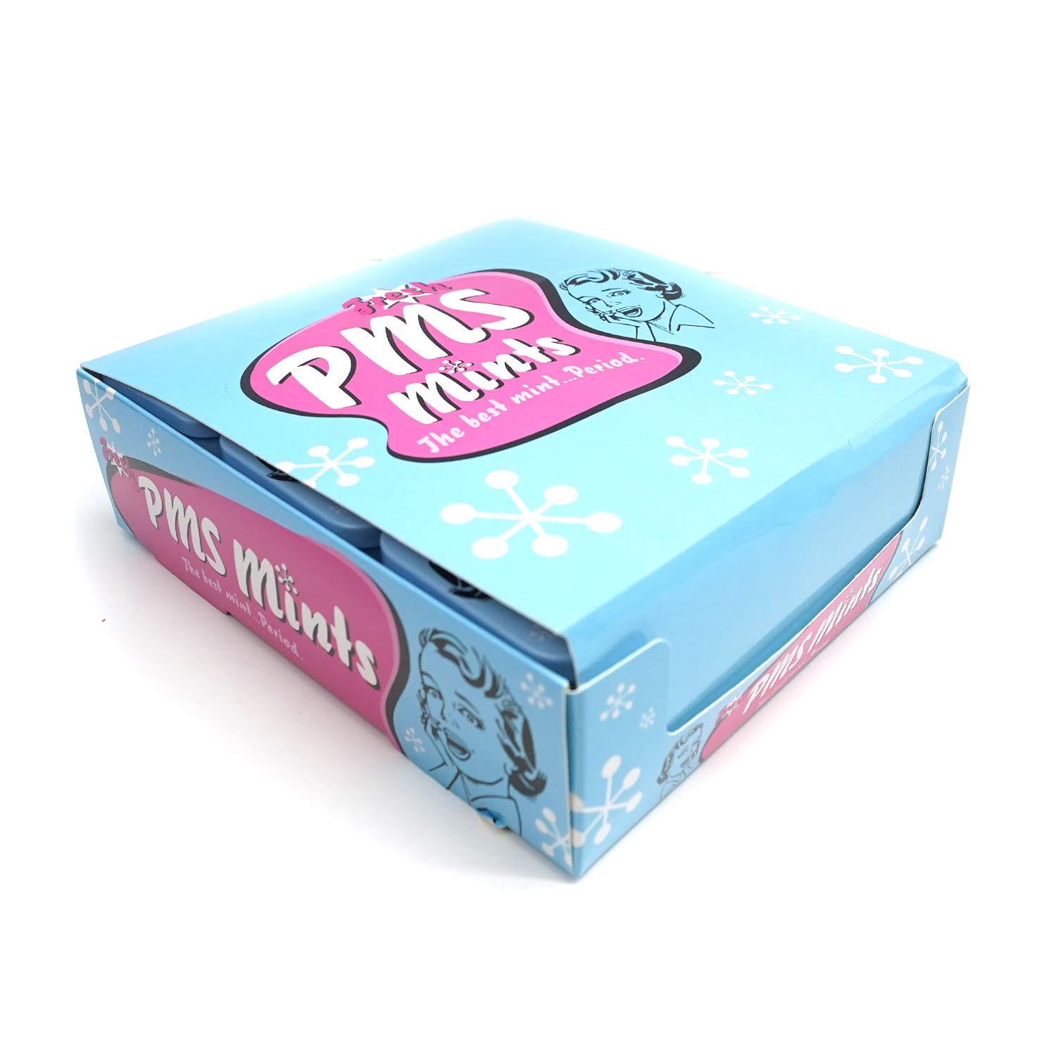 Fresh PMS Relief Mints (18 Pack) - Soothe Menstrual Cramps & Discomfort | Includes 2 Free GosuToys Stickers | Perfect for Work, Travel & On-the-Go Relief