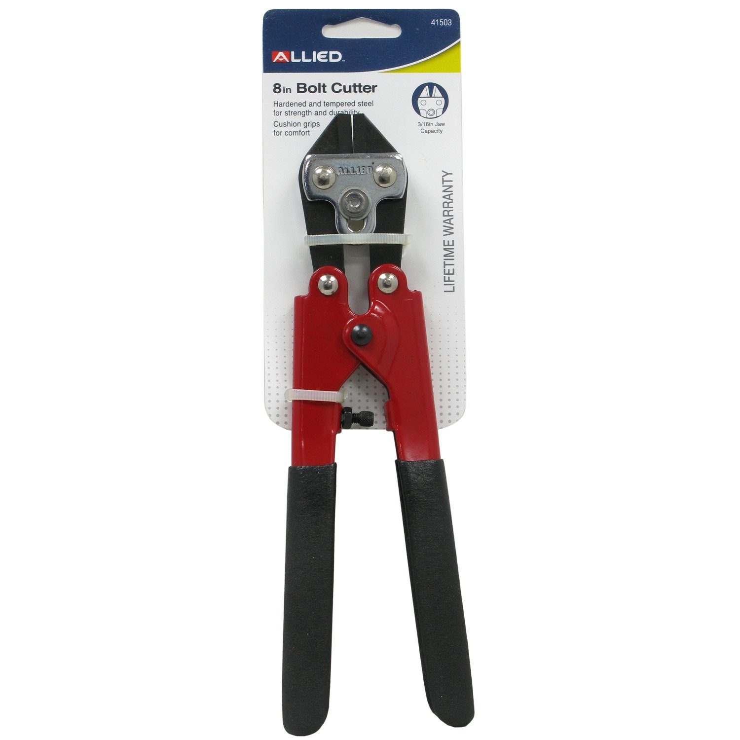 Allied Tools 8-Inch Heavy Duty Bolt Cutter - Model 41503 for Cutting Hardened Steel Chains, Padlocks & Metal Fences | Ideal for DIY, Construction & Emergency Use