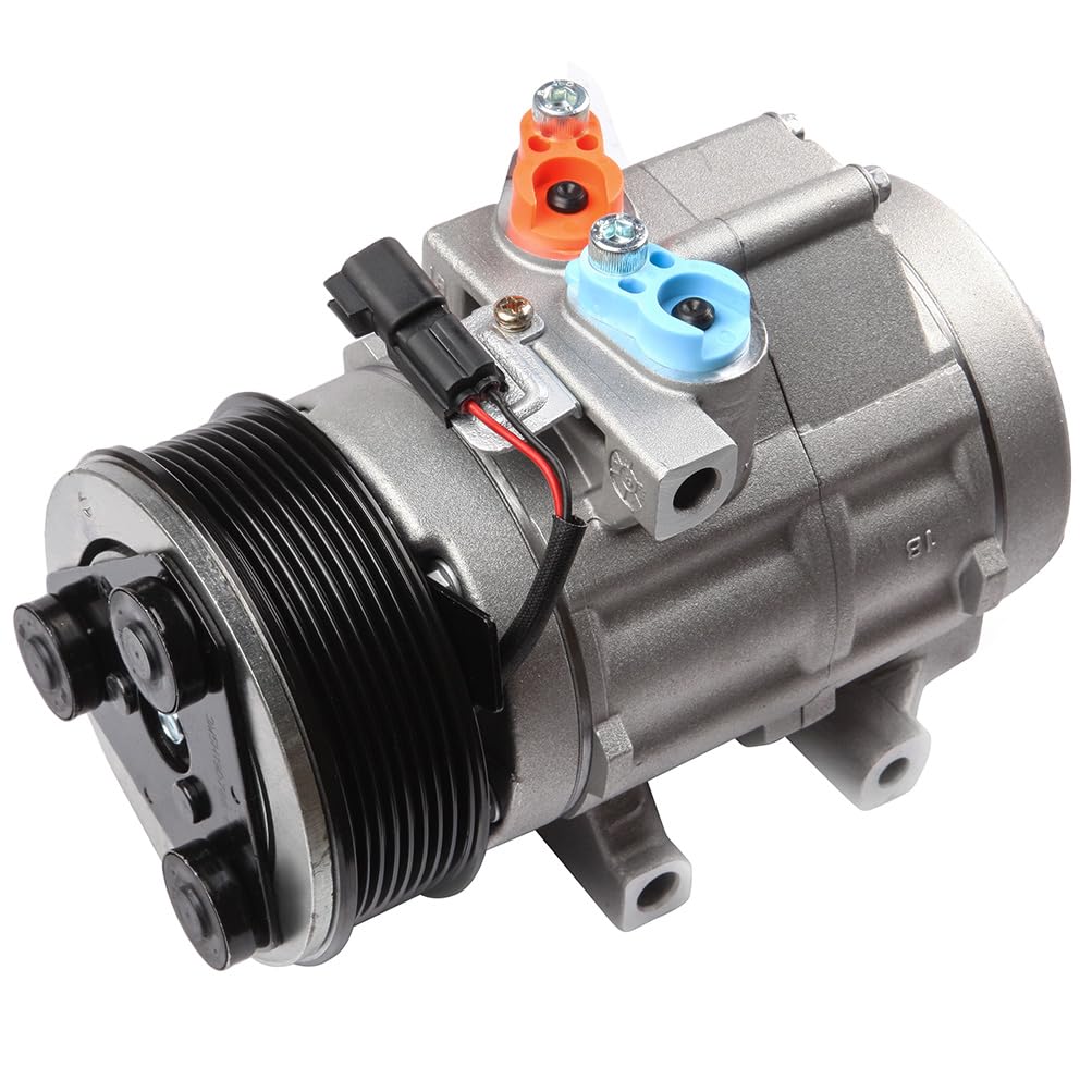 High-Performance AC Compressor for Ford F-250 Super Duty 6.7L (2011-2016) | Durable Air Conditioning Compressor with A/C Clutch | Perfect for Summer Road Trips & Heavy-Duty Cooling Needs