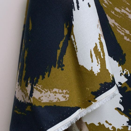 Viscose Fabric with Lenzing™ EcoVero™ Fibers - Atelier Brunette Mira Dreamy Twilight - Perfect for Dresses, Blouses & Sustainable Fashion Sewing Projects