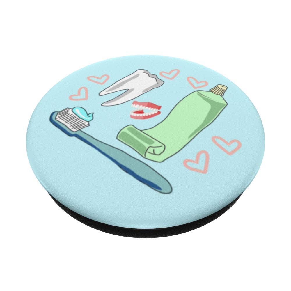 Vintage Retro Dentist Dental Hygienist Gift - Cute PopSockets Phone Grip & Stand for iPhone, Samsung & Tablets - Perfect for Dental Office, School & Everyday Use