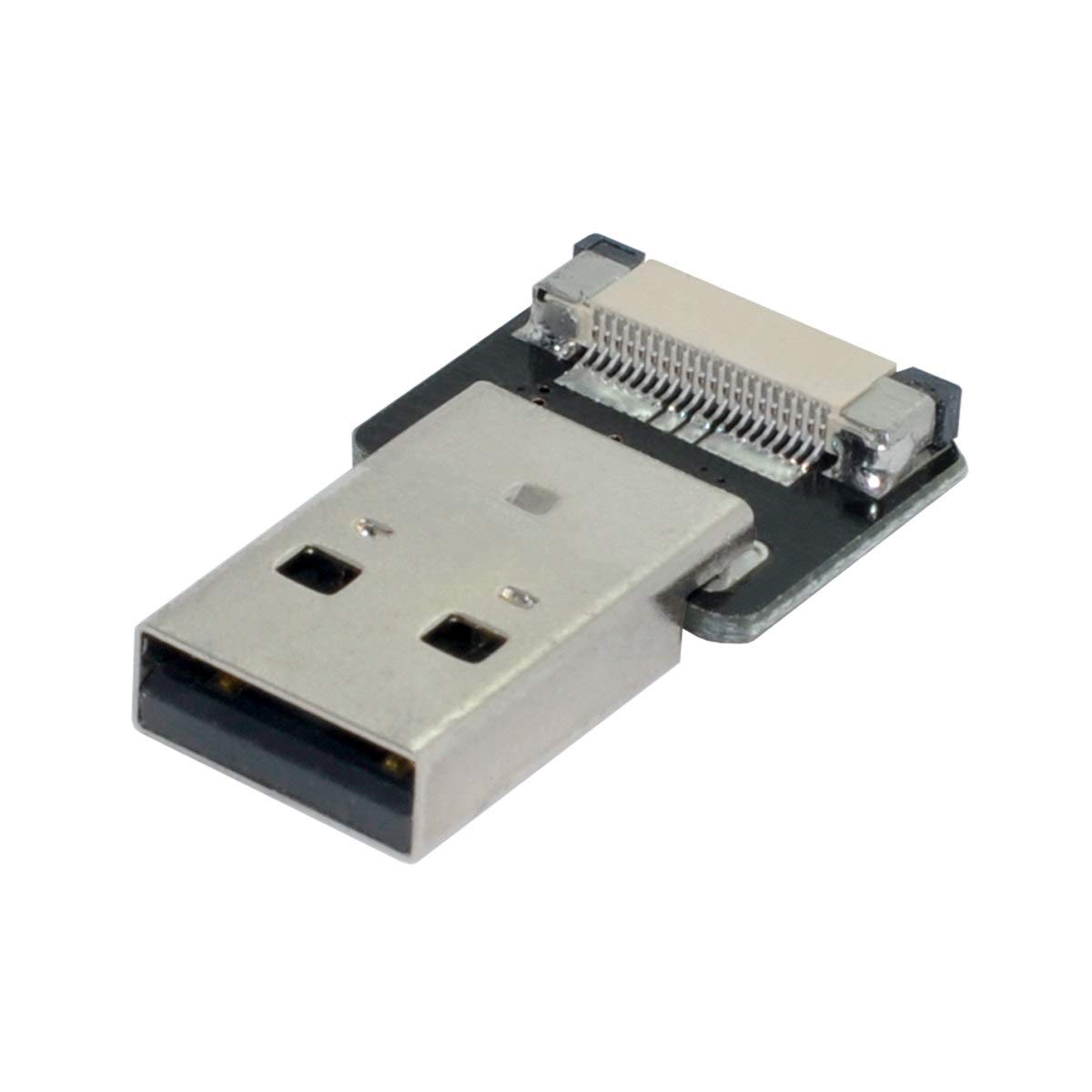 USB 2.0 Male to Female Adapter Cable Converter - Compatible with FPV Drones, HDTV, Multicopters & Aerial Photography Equipment | High-Speed Data Transfer for Camera, PC & Electronics Accessories