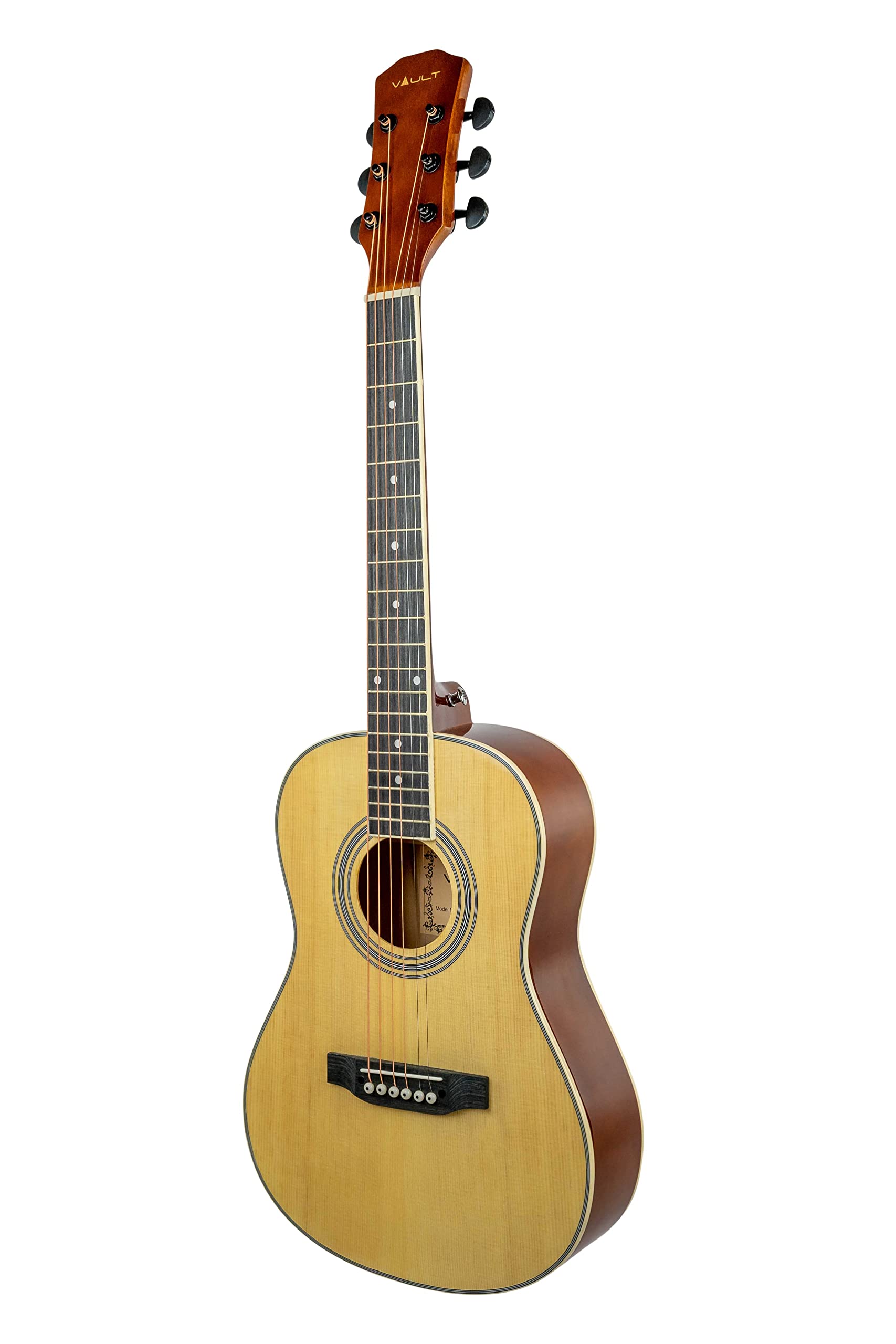 **36-Inch Dreadnought Acoustic Guitar Bundle - 1/2 Size Travel Guitar with Gig Bag, Tuner, Strap, Strings, Picks & Accessories - Perfect for Travel, Beginners & Outdoor Camping**