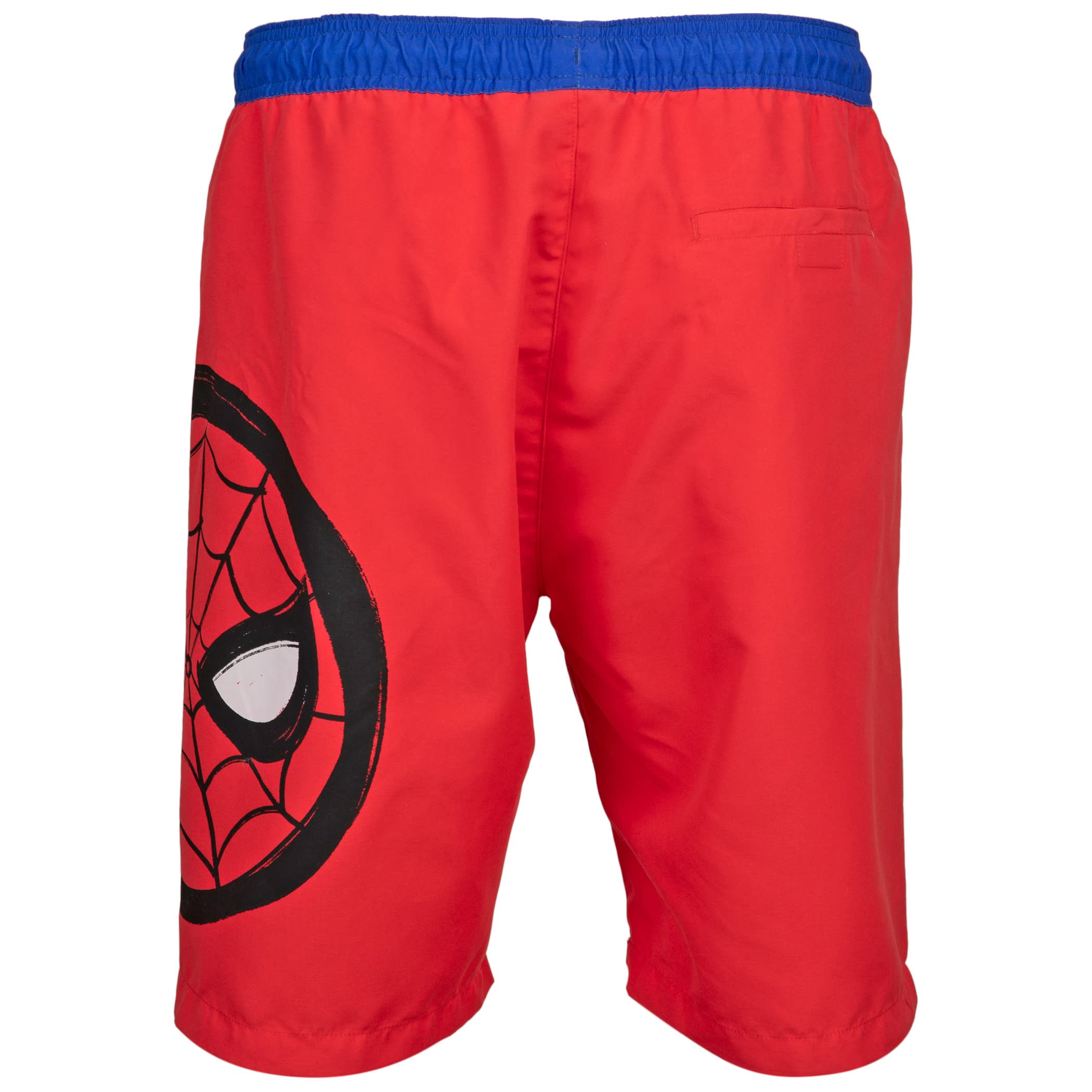 Spider-Man Men's Swim Trunks - Quick Dry Board Shorts for Swimming, Beach & Summer Vacation | Marvel Superhero Design