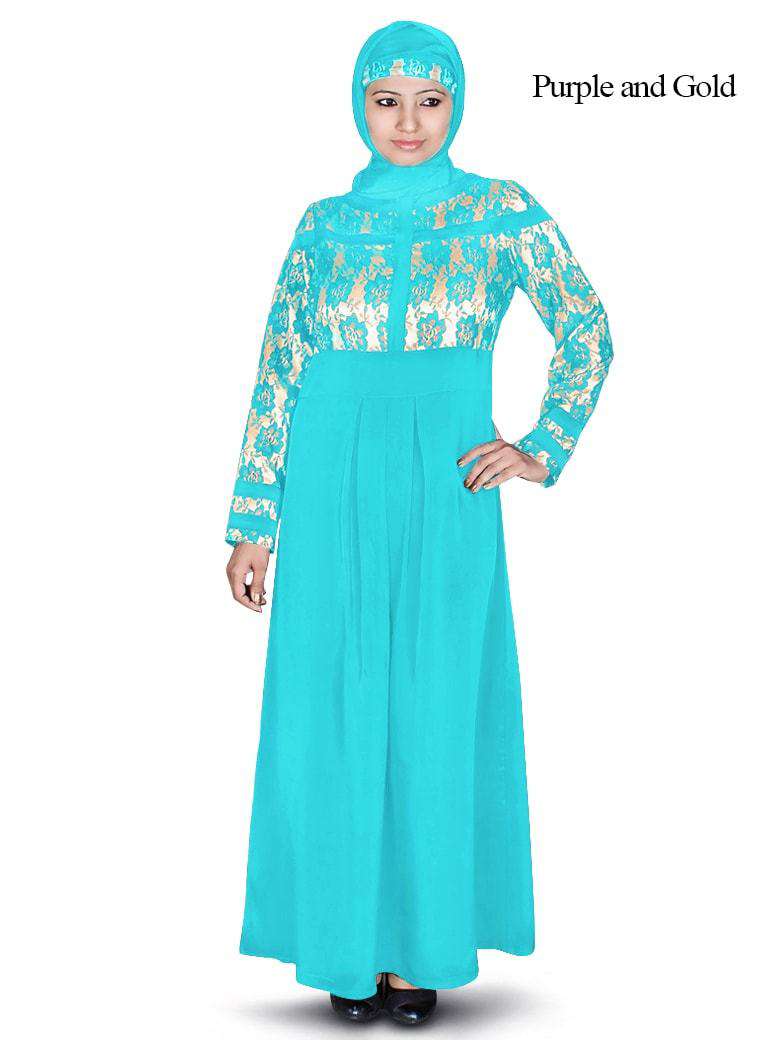 Elegant Farid Abaya - Modest Muslim Dress for Women - Perfect for Prayer, Eid, and Special Occasions