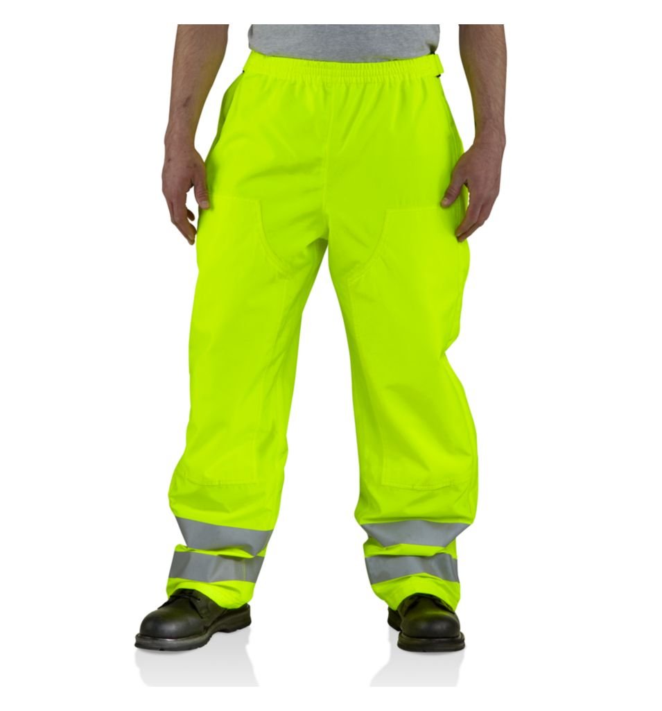 Carhartt Men's Big & Tall High Visibility Class E Waterproof Work Pants - Heavy Duty Construction for Outdoor Jobs, Construction & Safety Workwear
