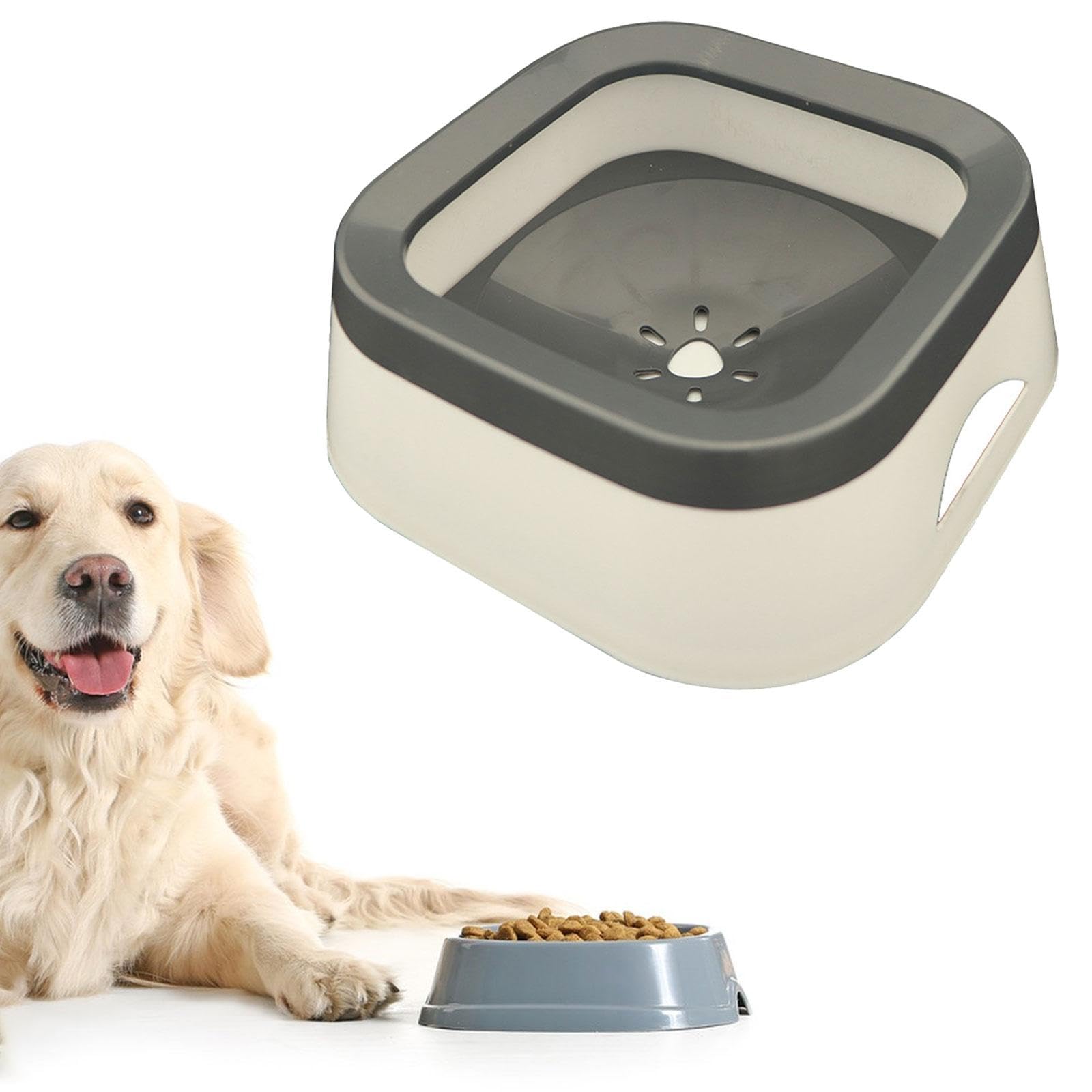 Enakshi Automatic Cat Water Fountain - 1L Large Capacity Pet Drinking Bowl with Gray Design | Perfect for Home, Office & Travel | Cat Supplies, Dishes Feeders & Fountains