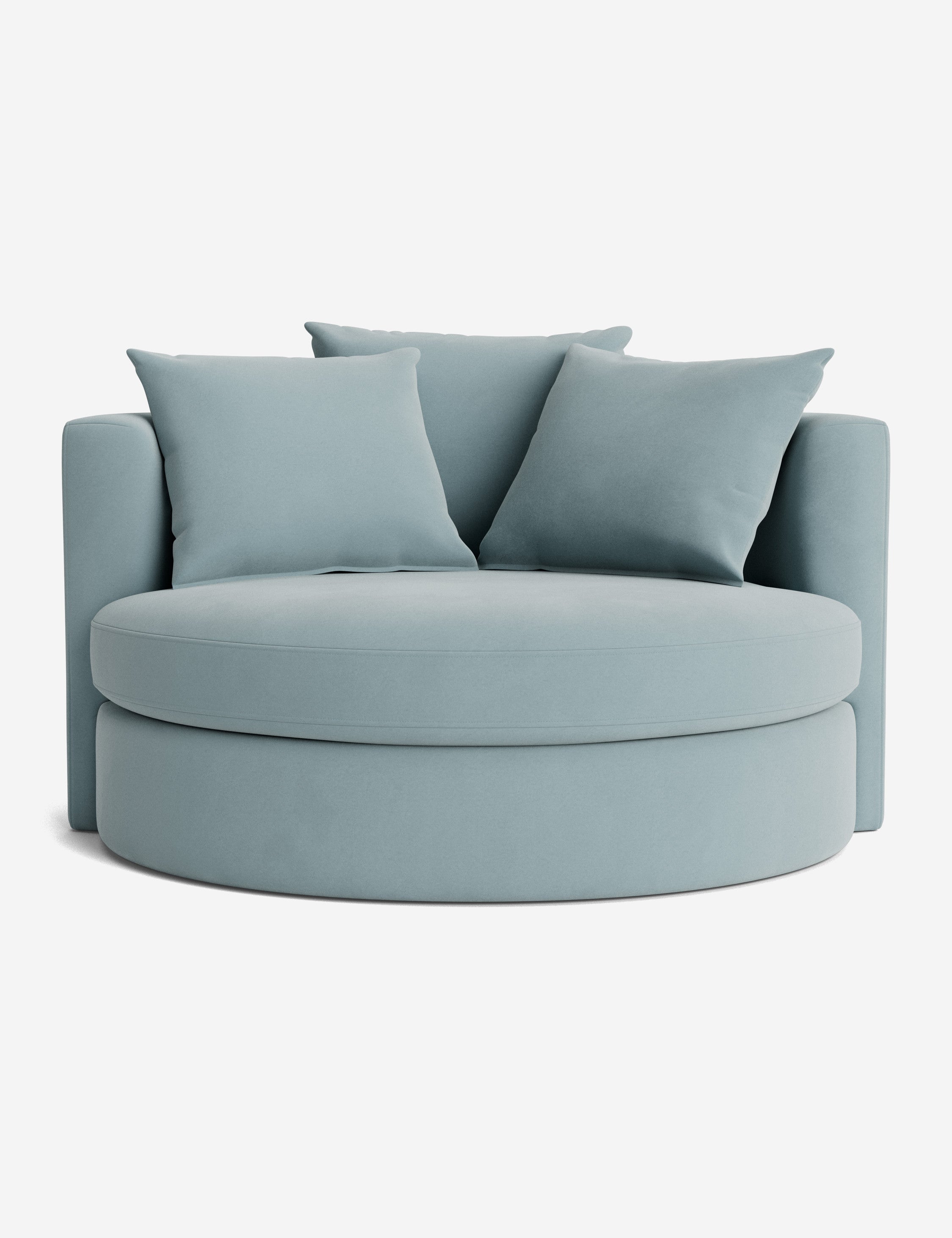 Sky Blue Classic Velvet