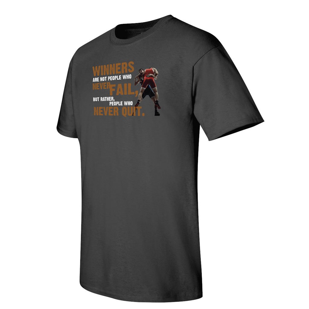 VictoryStore Apparel - Winners Are Not Born They Are Made Wrestling T-Shirt for Men & Women - Perfect for Gym, MMA Training & Wrestling Fans