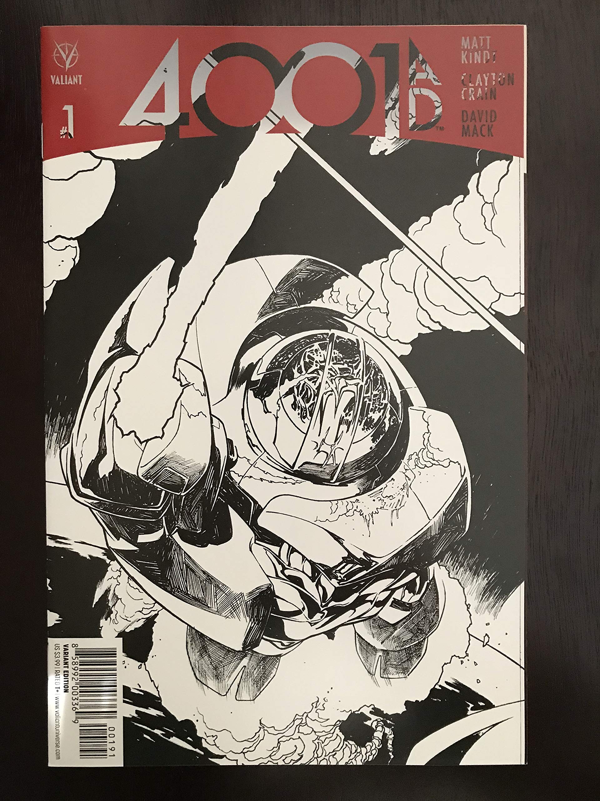 2001 A.D. #1 1:100 Valiant 2016 Comic Book Incentive Variant - Rare Collector's Edition for Comic Enthusiasts & Display Showcase