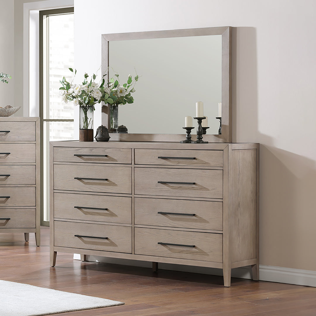 Bella Dresser - Elegant Wooden Dresser with 6 Drawers for Bedroom Storage & Organization | Perfect for Home, Office, or Dorm Room Decor