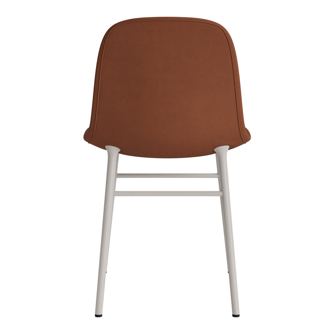Modern Form Chair with Sturdy Metal Legs & Comfortable Upholstery - Perfect for Home Office, Living Room, or Dining Room Decor