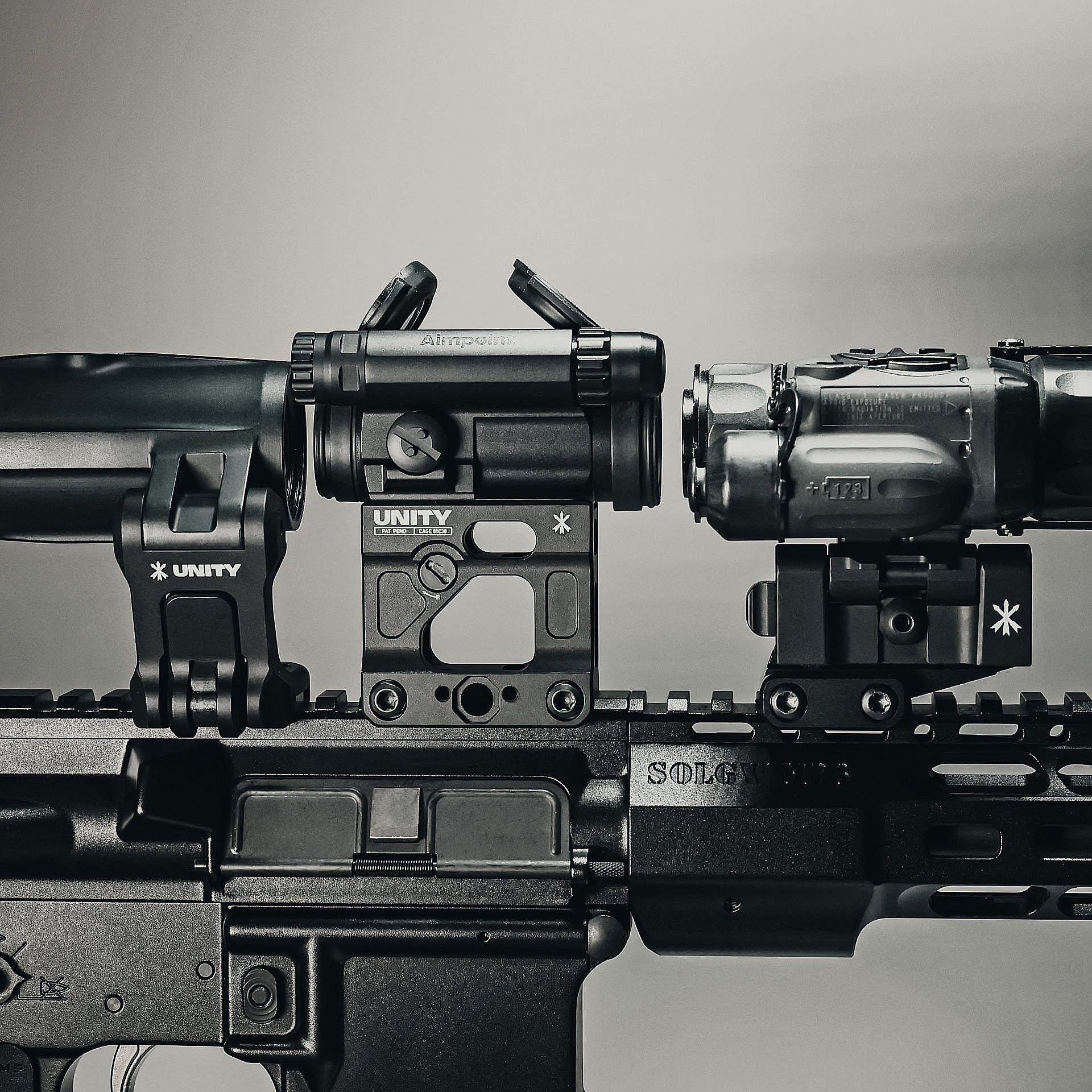 Unity Tactical FAST Accessory Riser Mount - Picatinny Rail Riser for Optics & Scopes - Perfect for AR-15, Shotguns & Tactical Firearms Accessories (Use for Enhanced Sight Alignment & Shooting Accuracy)