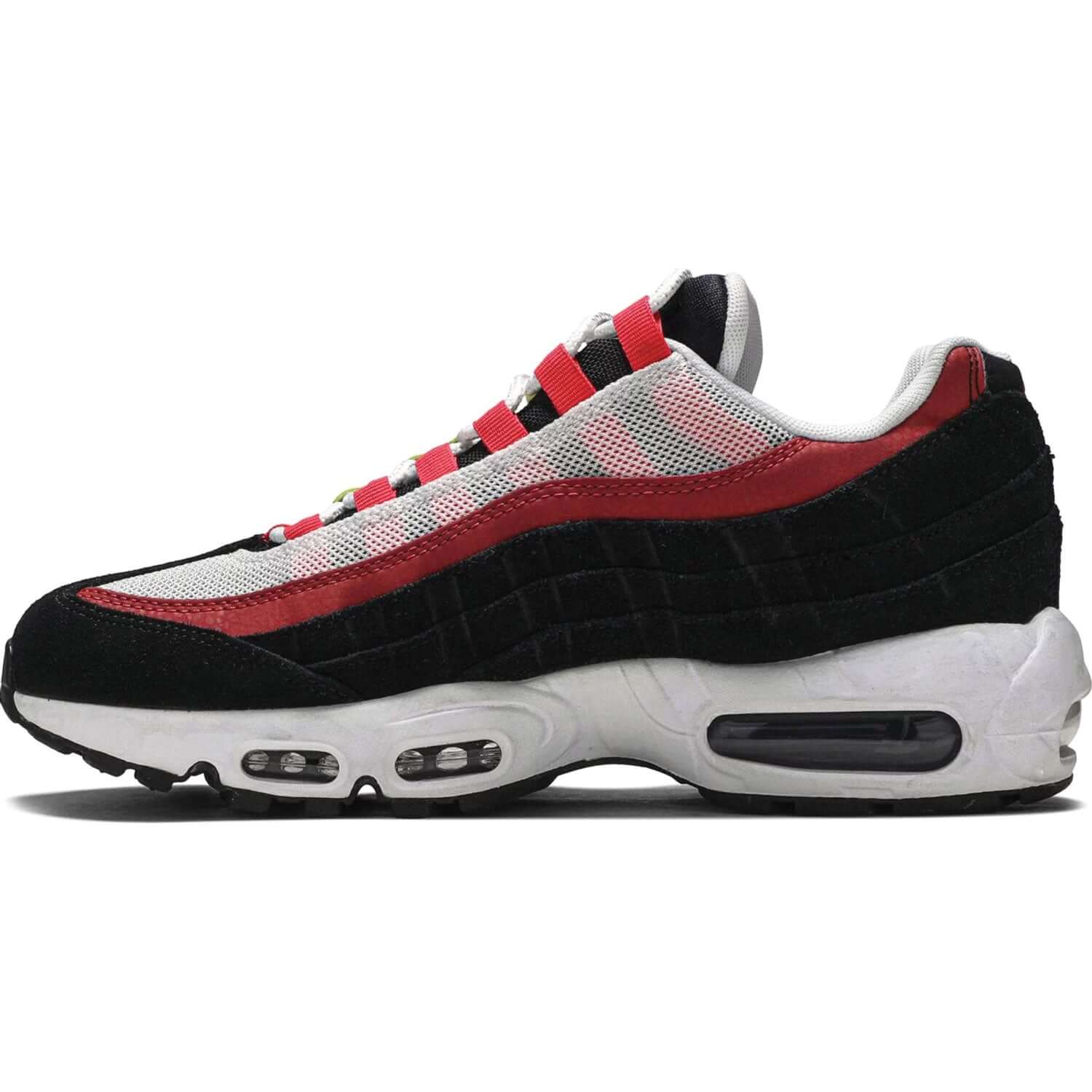 Nike Air Max 95 'Bright Crimson' Running Shoes - Men's Athletic Sneakers for Jogging, Gym Workouts & Casual Streetwear Fashion