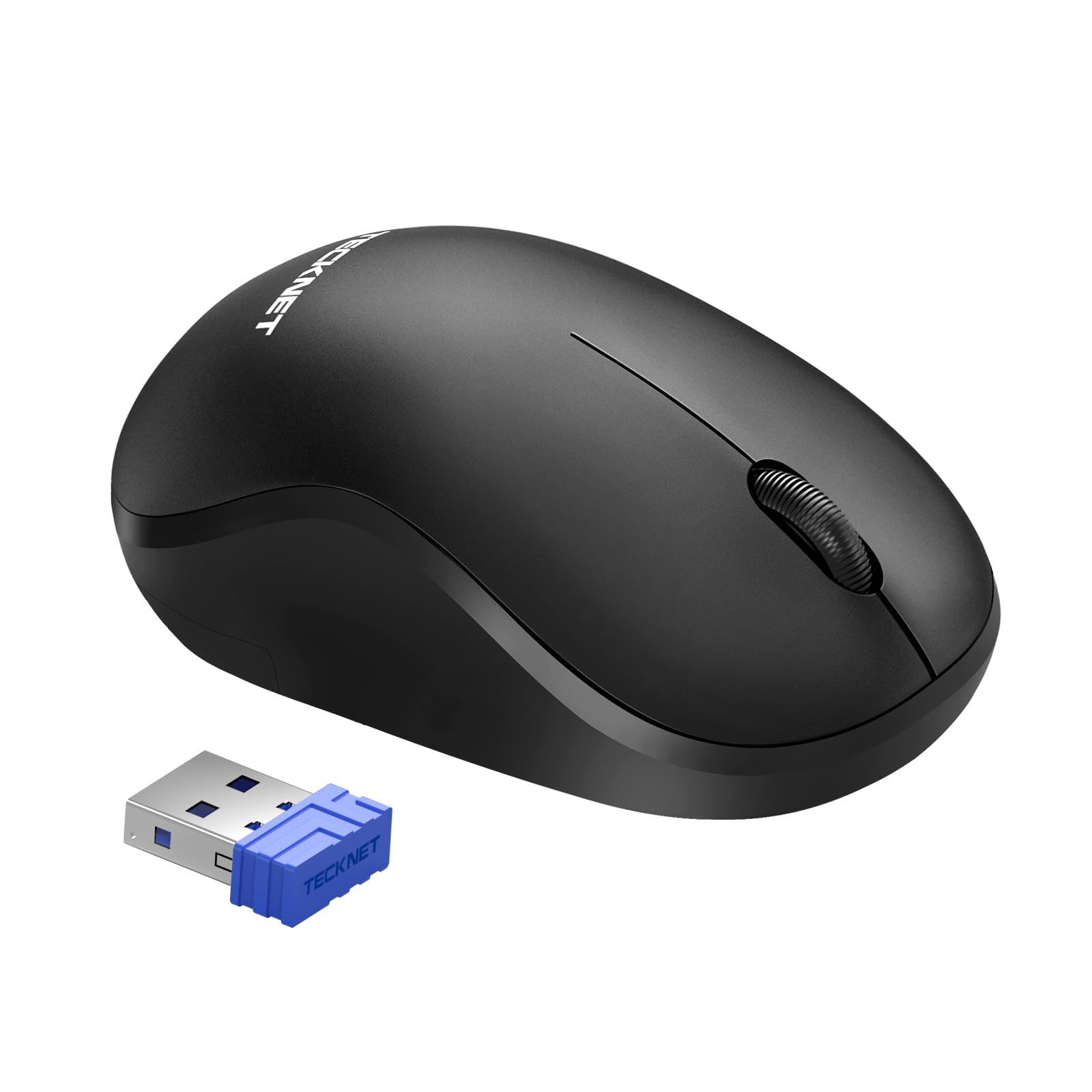 TECKNET Wireless Mouse for Laptop, 1200 DPI Portable Cordless Mouse for PC/Mac/Linux - Office & Travel Use