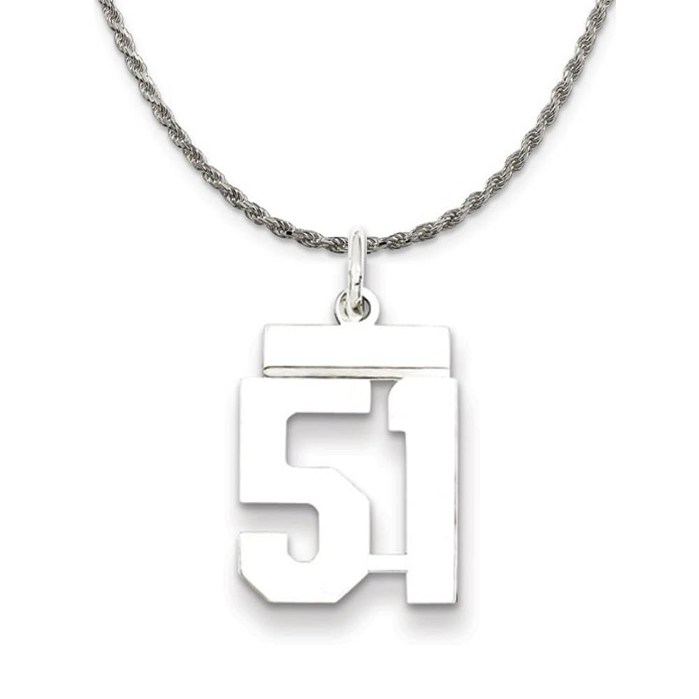 51 Black Bow Sterling Silver Polished Pendant Necklace for Women - Elegant Jewelry Gift for Birthday, Anniversary & Special Occasions
