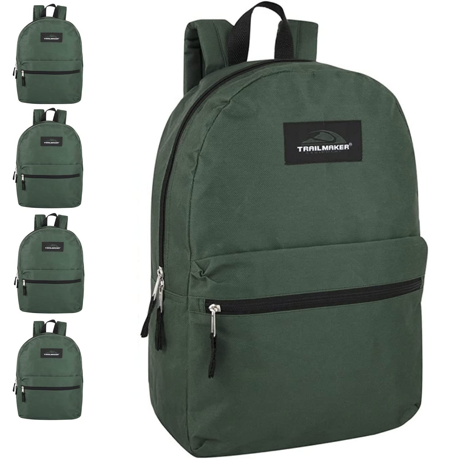 24 Pack Classic 17 Inch Bulk Wholesale Backpacks for Kids - Durable School Bags for Boys & Girls, Perfect for Classroom, Travel & Outdoor Adventures