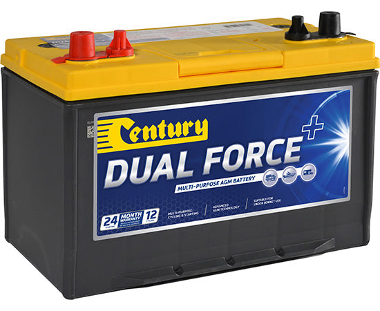 Century 27XMF Dual Purpose AGM Deep Cycle Marine Battery - Perfect for Boats, RVs & Solar Power Systems - High Performance & Maintenance-Free Power Solution