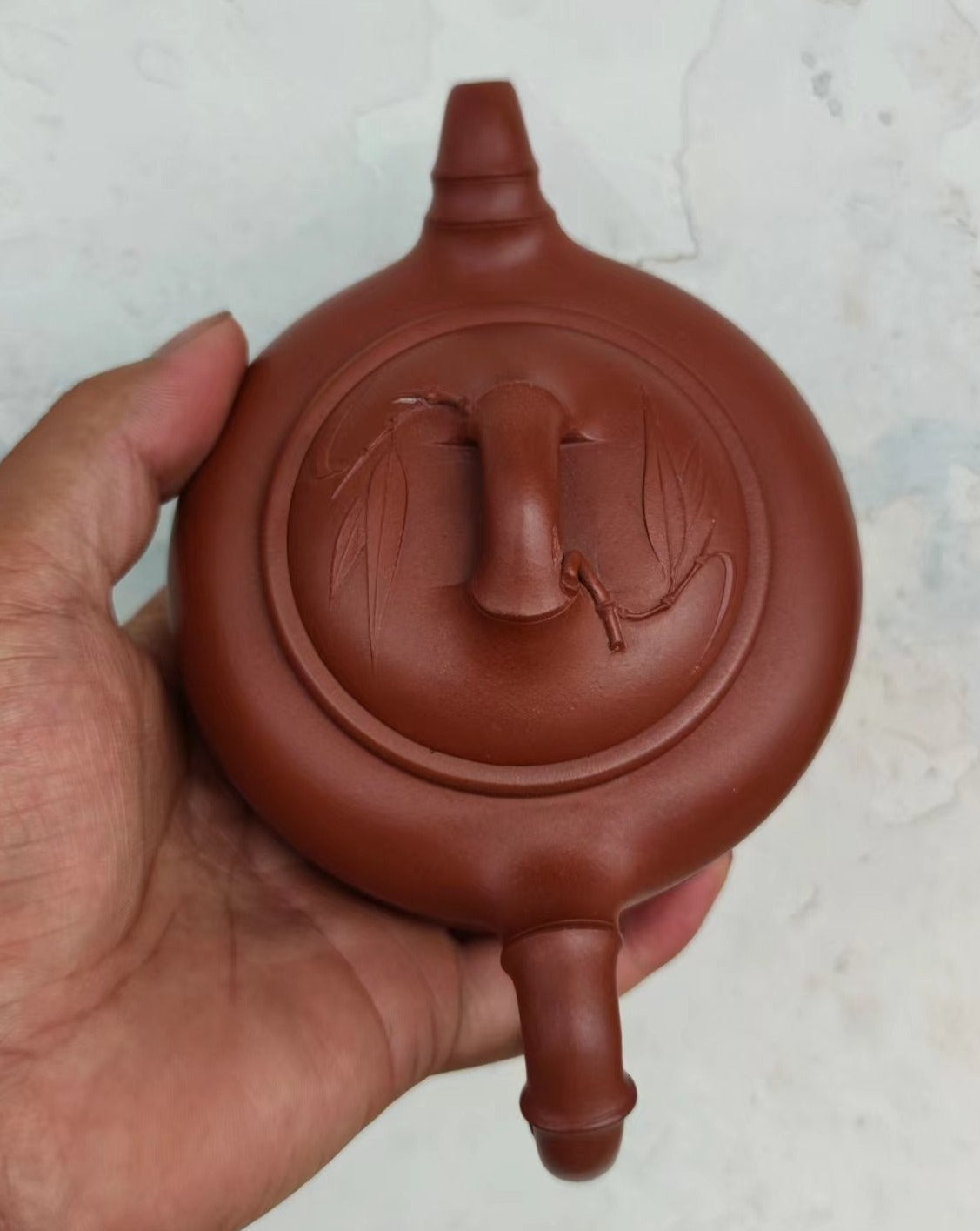 Premium Yixing Purple Clay Teapot - Red Qing Shui Ni Bamboo Drum Style, Fan's Pottery Studio, Supervised by Fan Weiqun (National Senior Craft Artist) - Perfect for Gongfu Tea Ceremony & Chinese Tea Culture Enthusiasts