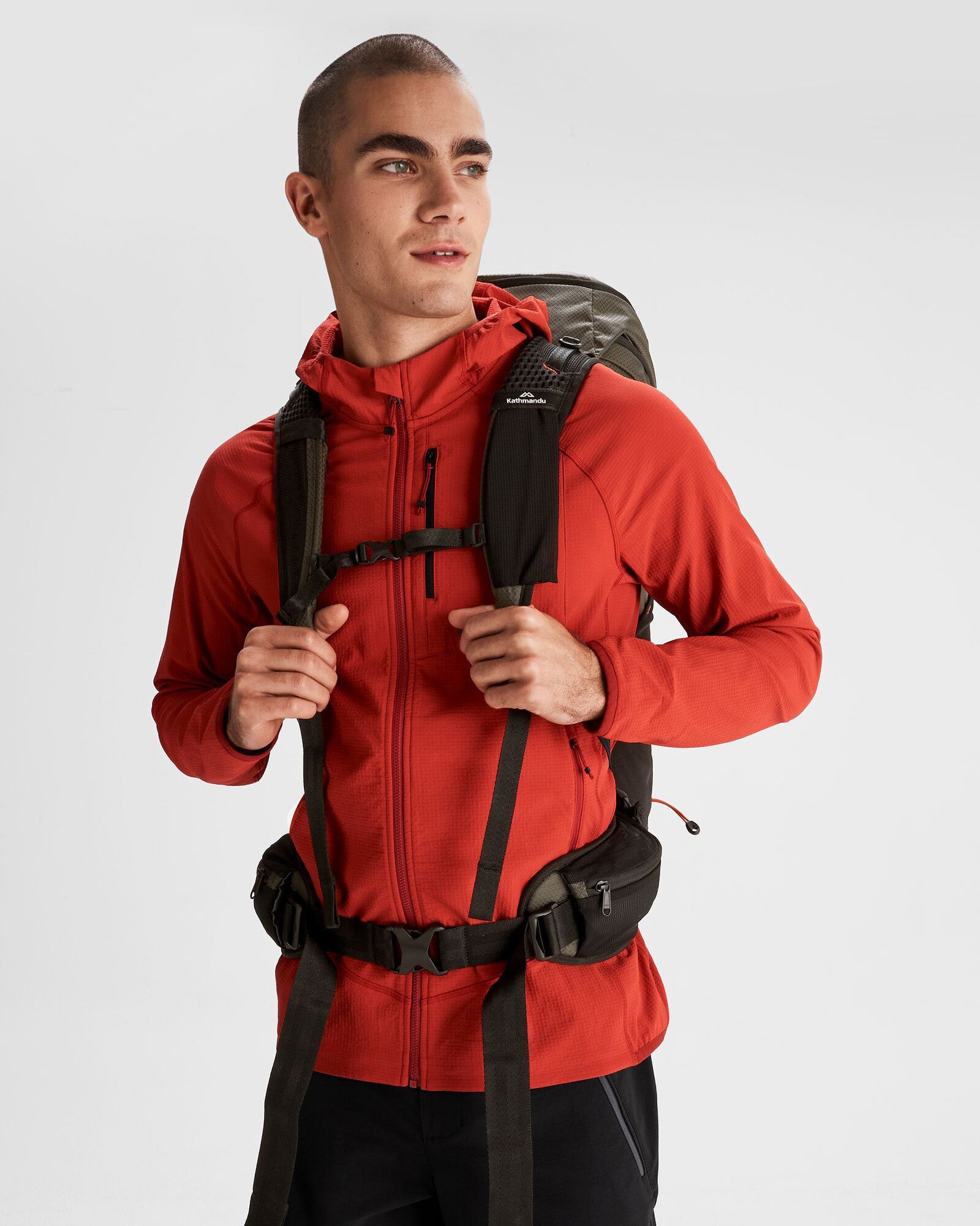 Valorous Pack 38L Backpack - Waterproof Hiking Backpack for Men & Women, Durable Travel Backpack with Multiple Compartments (Dark Moss) - Perfect for Outdoor Adventures, Camping, and Daily Commute