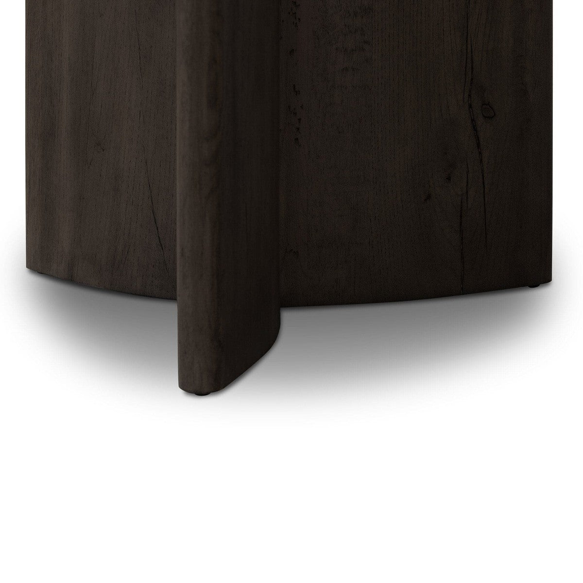 Amadis Modern End Table - White Marble Top with Smoked Black Metal Base - Perfect for Living Room, Bedroom or Office Side Table
