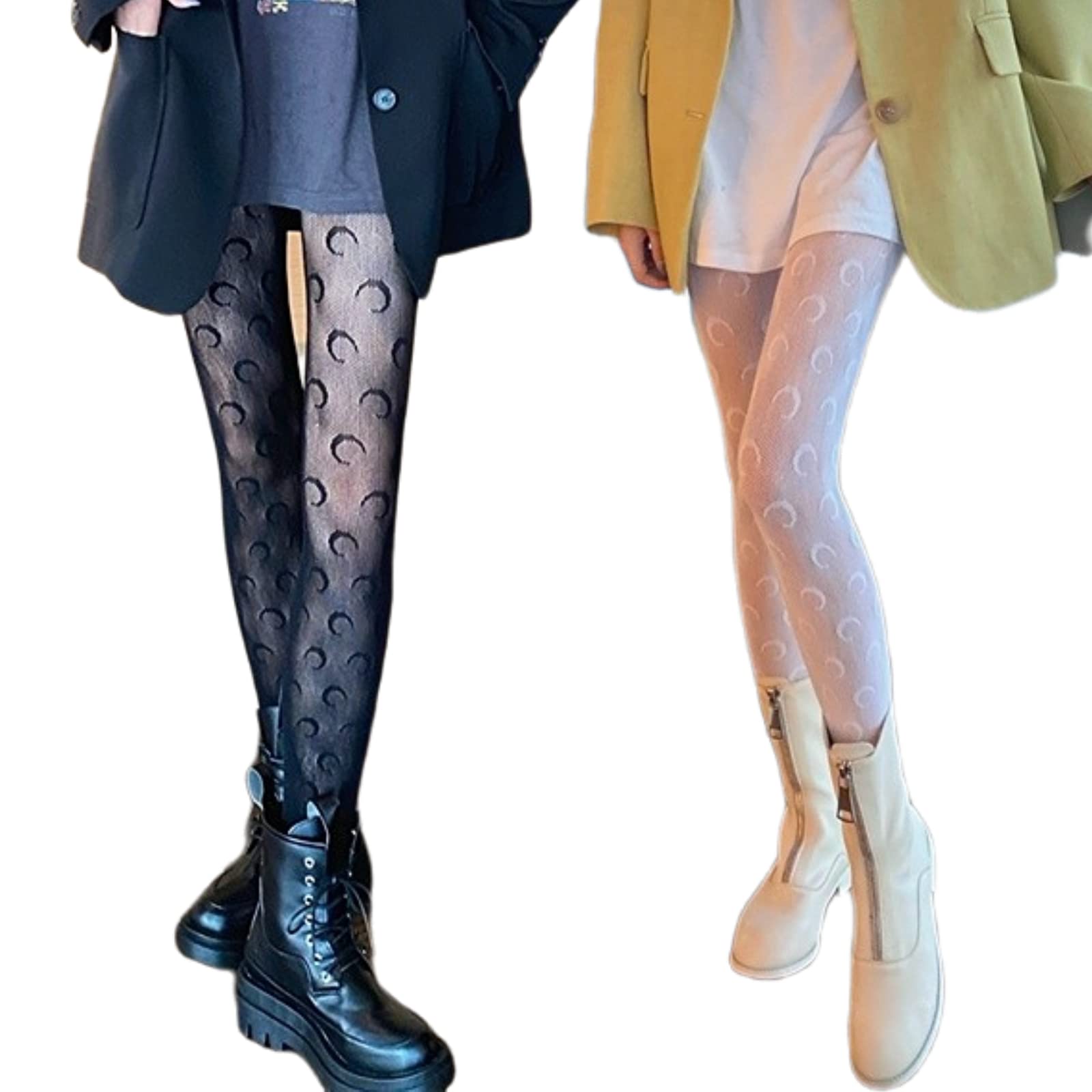 Verdancy 2Pcs Women's Ultra Stretchable Pantyhose with Hollow Floral Lace Pattern - Fishnet Tights & Stockings for Plus Size - Perfect for Party, Cosplay, and Fashion Outfits