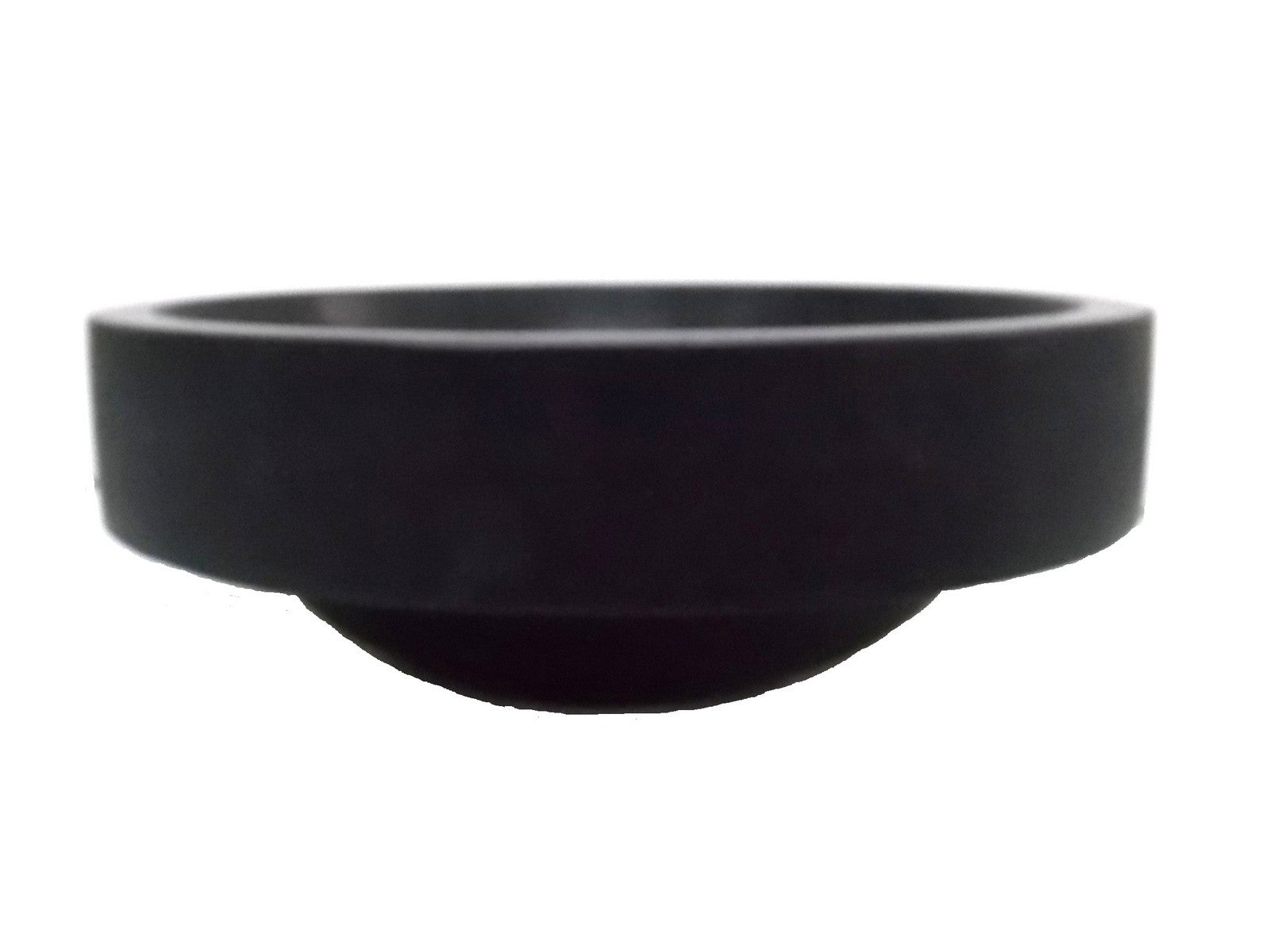 Modern Semi-Recessed Lava Stone Vessel Sink with Apron - Natural Stone Bathroom Vanity Sink for Farmhouse, Rustic & Contemporary Bathroom Designs