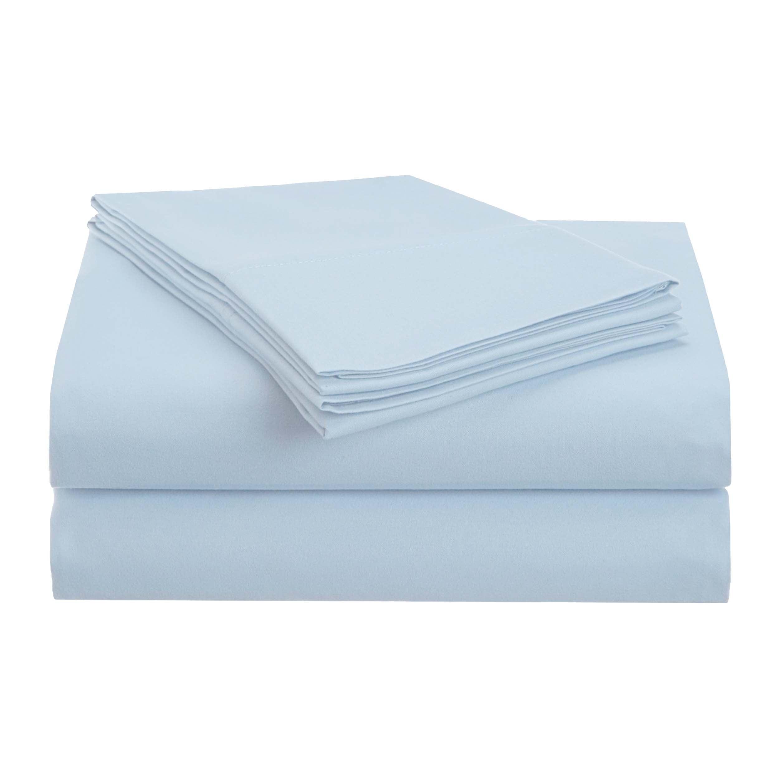 Soft Brushed Microfiber Deep Pocket 4-Piece Bed Sheet Set - Queen Size, Wrinkle & Fade Resistant - Perfect for Master Bedroom, Guest Room & Dorm Comfort