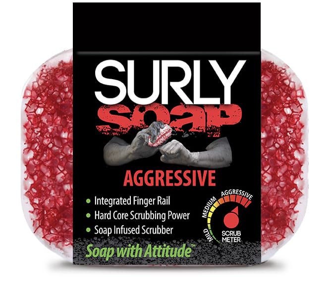 Multipurpose Cleaner with Built-in Scrubber - Powerful Grease, Paint, Grime & Dirt Remover for Kitchen, Bathroom & Outdoor Use | Gentle Exfoliating Skin Care Solution