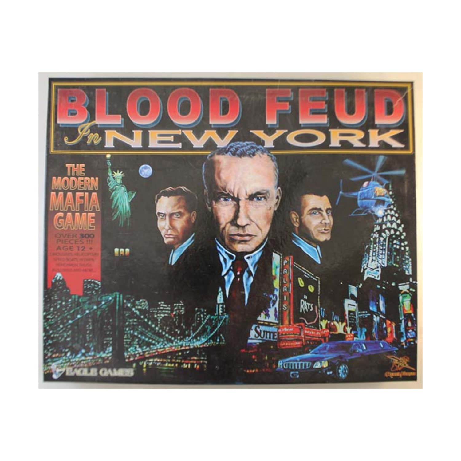 Blood Feud in New York Board Game by Eagle-Gryphon Games - Strategic Mafia-Themed Tabletop Game for Family Game Nights & Adult Game Parties