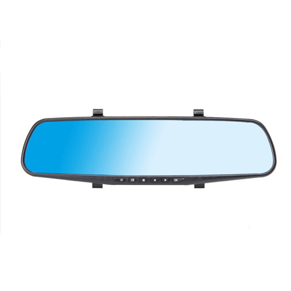 Dash Cam Front and Rear - Dual Lens HD 1080P 4.3in Car DVR with Motion Detection & Night Vision - Perfect for Uber, Lyft, Taxi Drivers & Road Trip Safety Recording