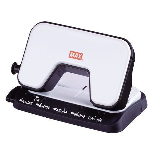 SCOOVA Heavy Duty Hole Punch - MAX Series for Office, School & Crafting - 3-Hole Punch for Binders, Paper & Documents | Perfect for Organizing Files, DIY Projects & Classroom Supplies