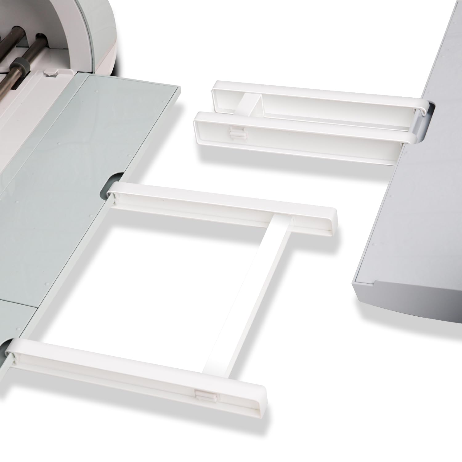 Explore Air Extension Tray - Compatible with Explore Air Series Cutting Mats | White Cutting Mat Extender Support | Essential Crafting Accessory for Vinyl Cutting & Scrapbooking Projects