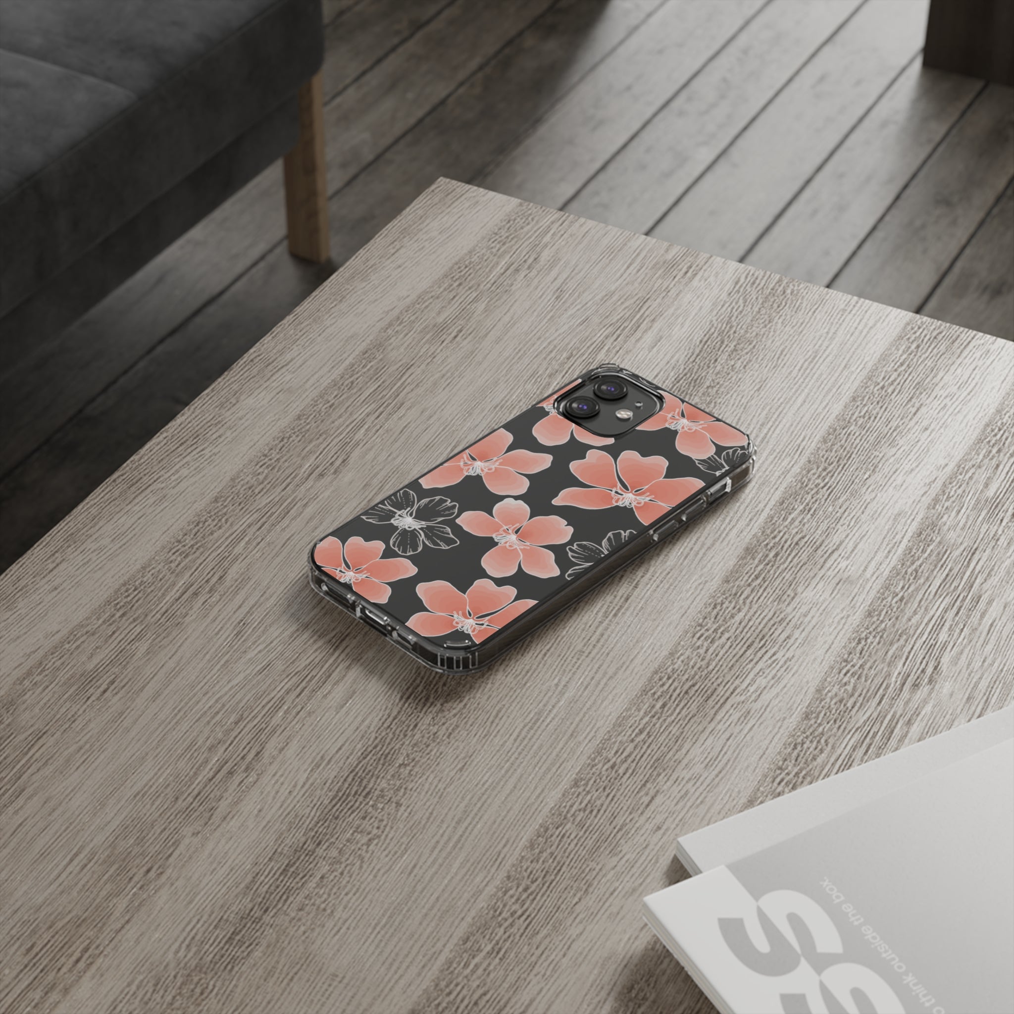 Hong Kong Orchid Clear Phone Case - Slim Protective Cover for iPhone & Samsung | Perfect for Everyday Use, Travel & Gifting