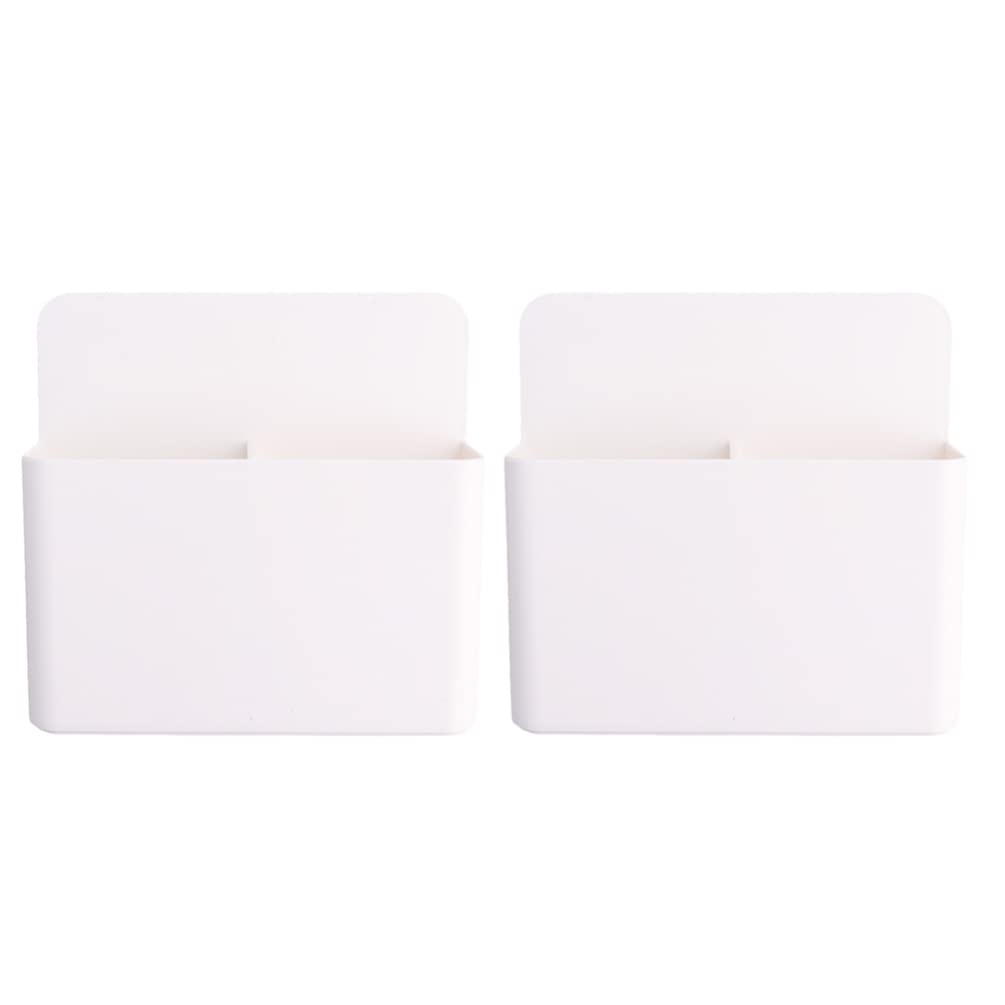 SOLUSTRE 2-Pack Magnetic Whiteboard Pen Holder - Dry Erase Marker & Eraser Organizer for Whiteboard, Fridge, Office & Classroom Use - Perfect for Teachers, Students & Professionals