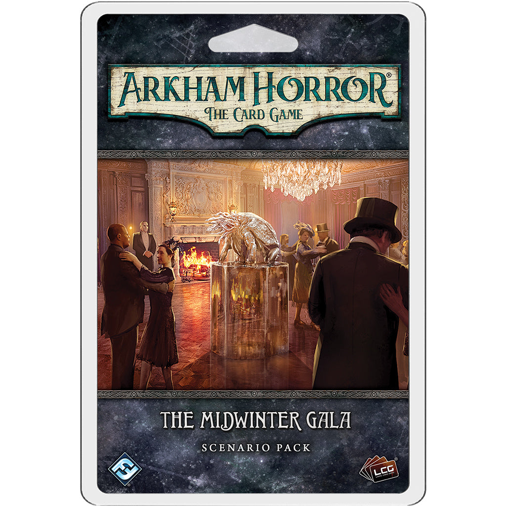 Arkham Horror LCG: The Midwinter Gala Scenario Pack - Horror Card Game Expansion for Lovecraftian Adventure | Perfect for Game Nights & Solo Play