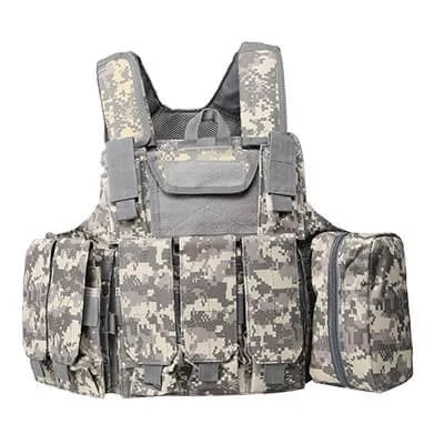 1000D Nylon MOLLE System Tactical Vest - Military Grade Plate Carrier for Airsoft, Hunting & Outdoor Adventures | Adjustable Body Armor for Men