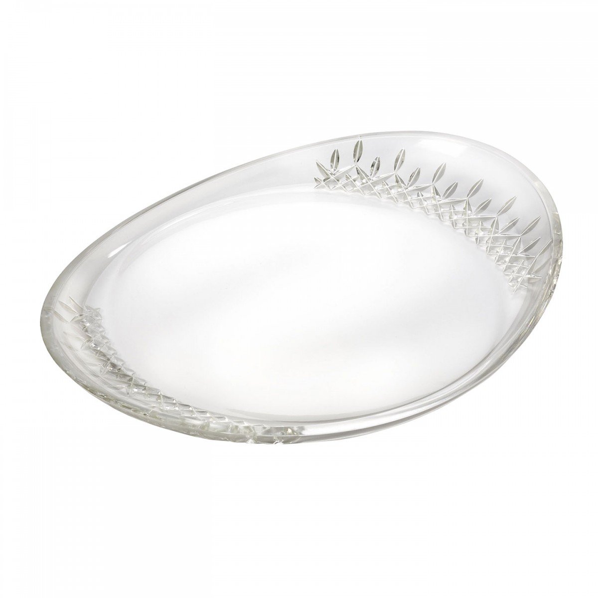 Waterford Lismore Essence 14.5 Inch Crystal Cake Plate - Elegant Serving Platter for Weddings, Parties & Dessert Displays