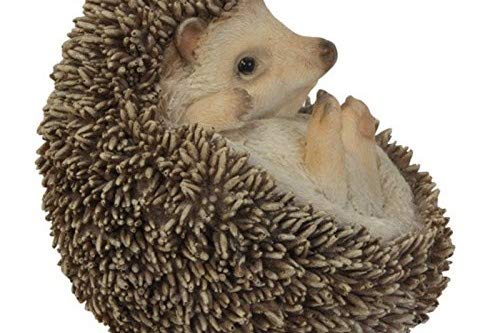 Hi-Line Gift Ltd Hedgehog on Back Statue - Cute Garden Decor, Unique Home & Office Decoration, Perfect Gift for Animal Lovers