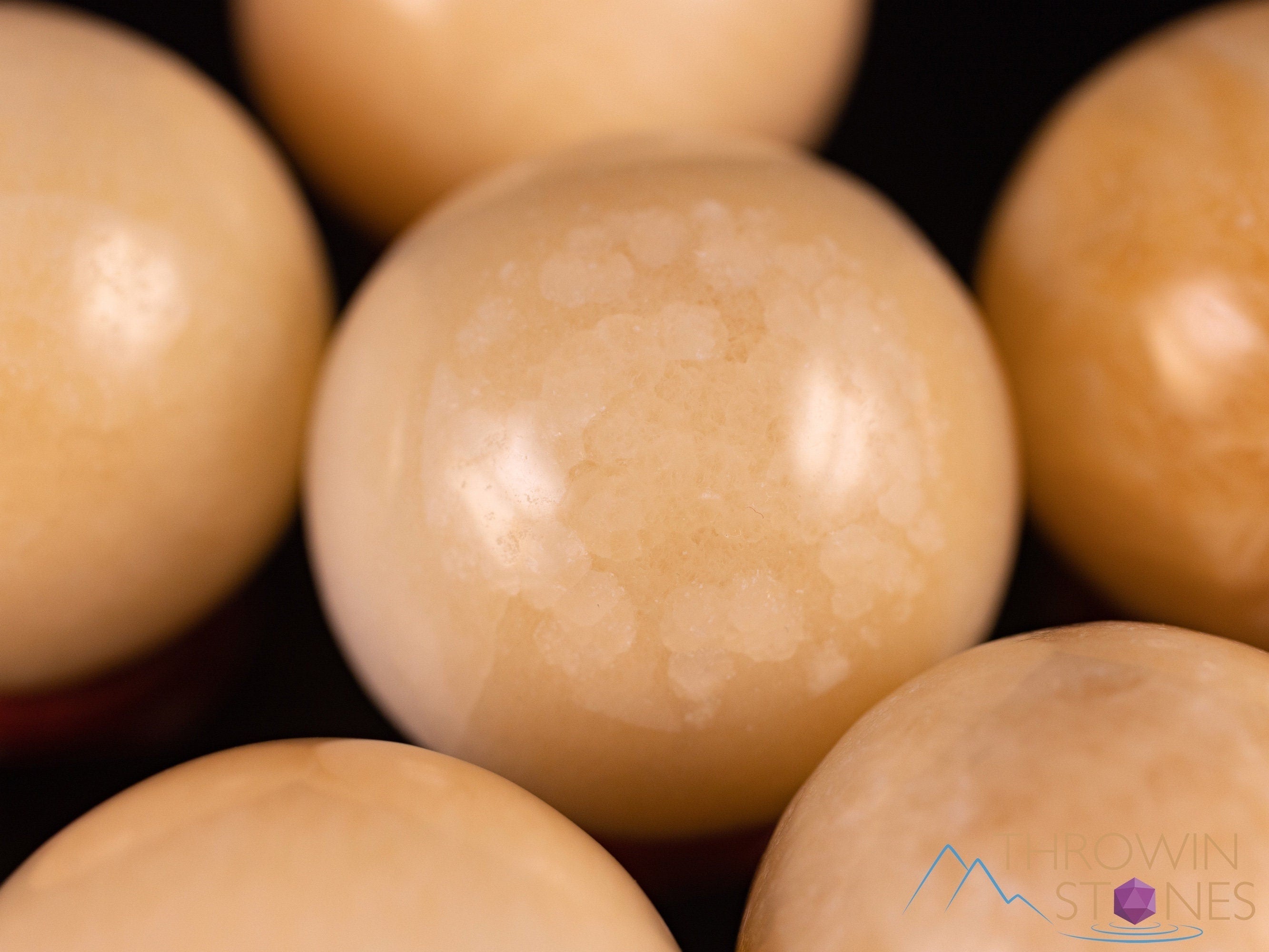Light Yellow Calcite Crystal Sphere - Natural Healing Stone Ball for Home Decor, Housewarming Gift, Meditation & Feng Shui (E2109) | Perfect for Office Desk, Yoga Space & Positive Energy