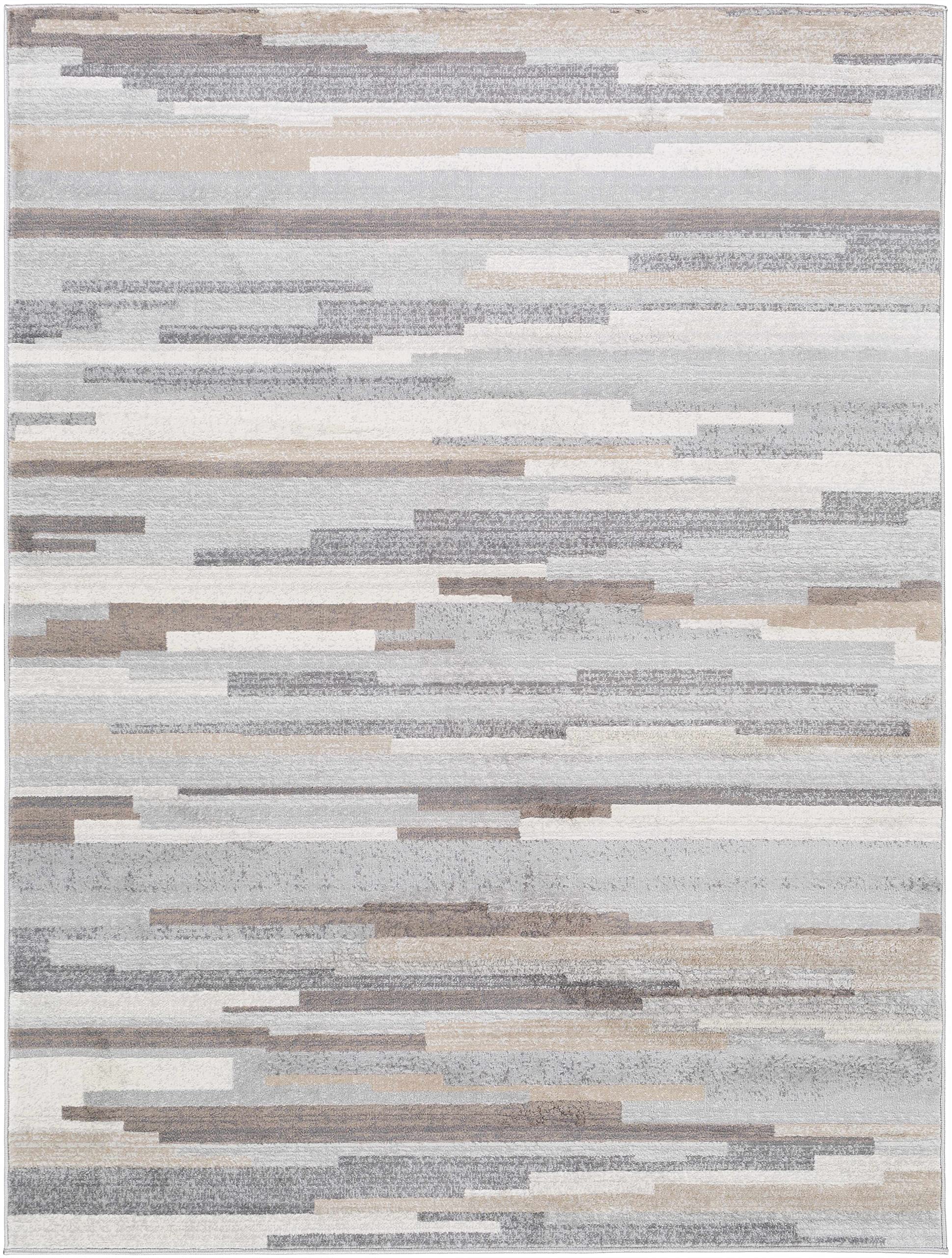 Hauteloom Monkland Modern Gray Area Rug 6'7