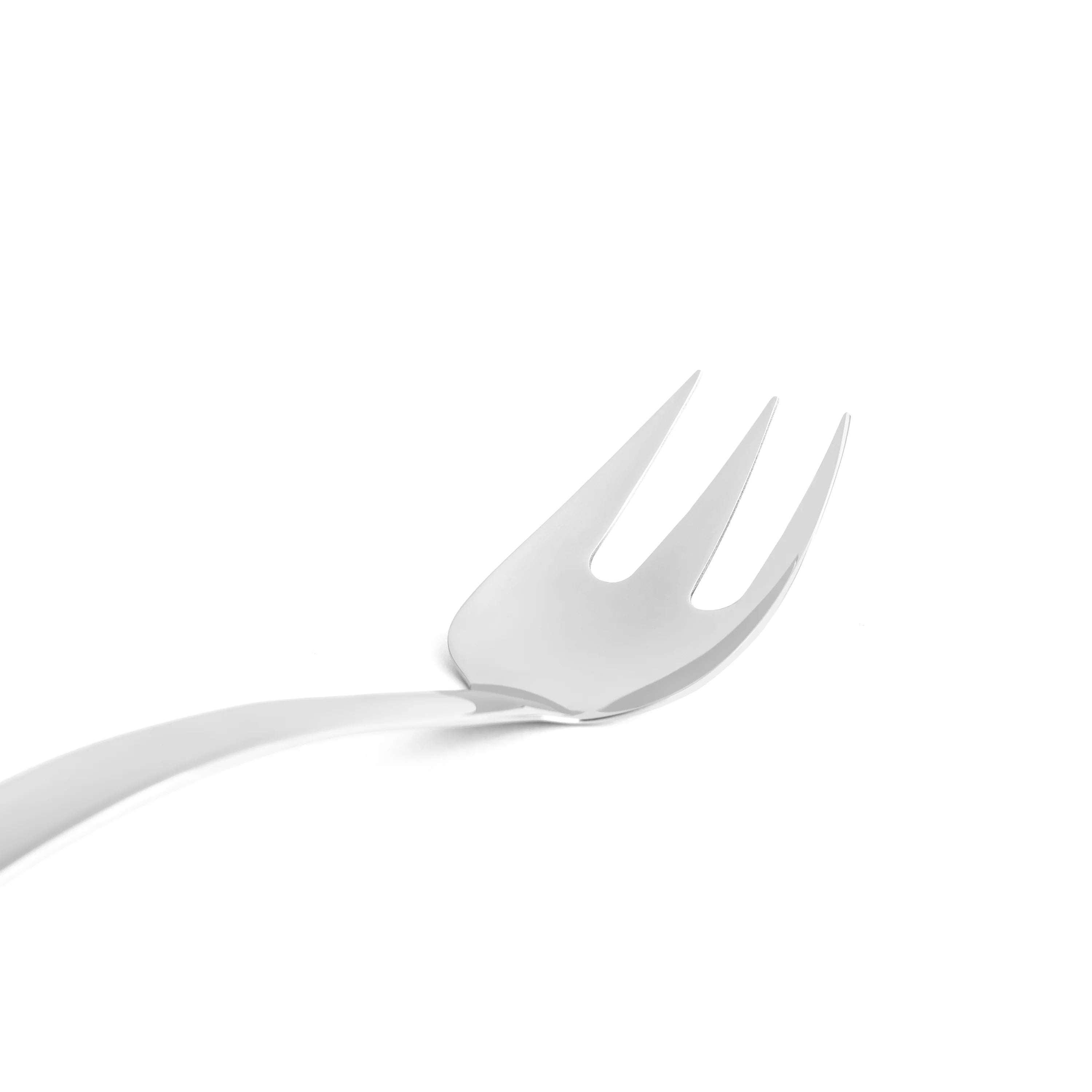 Browne Horizon 10-Piece Stainless Steel Serving Fork Set - Perfect for Dinner Parties, BBQs, and Buffet Serving