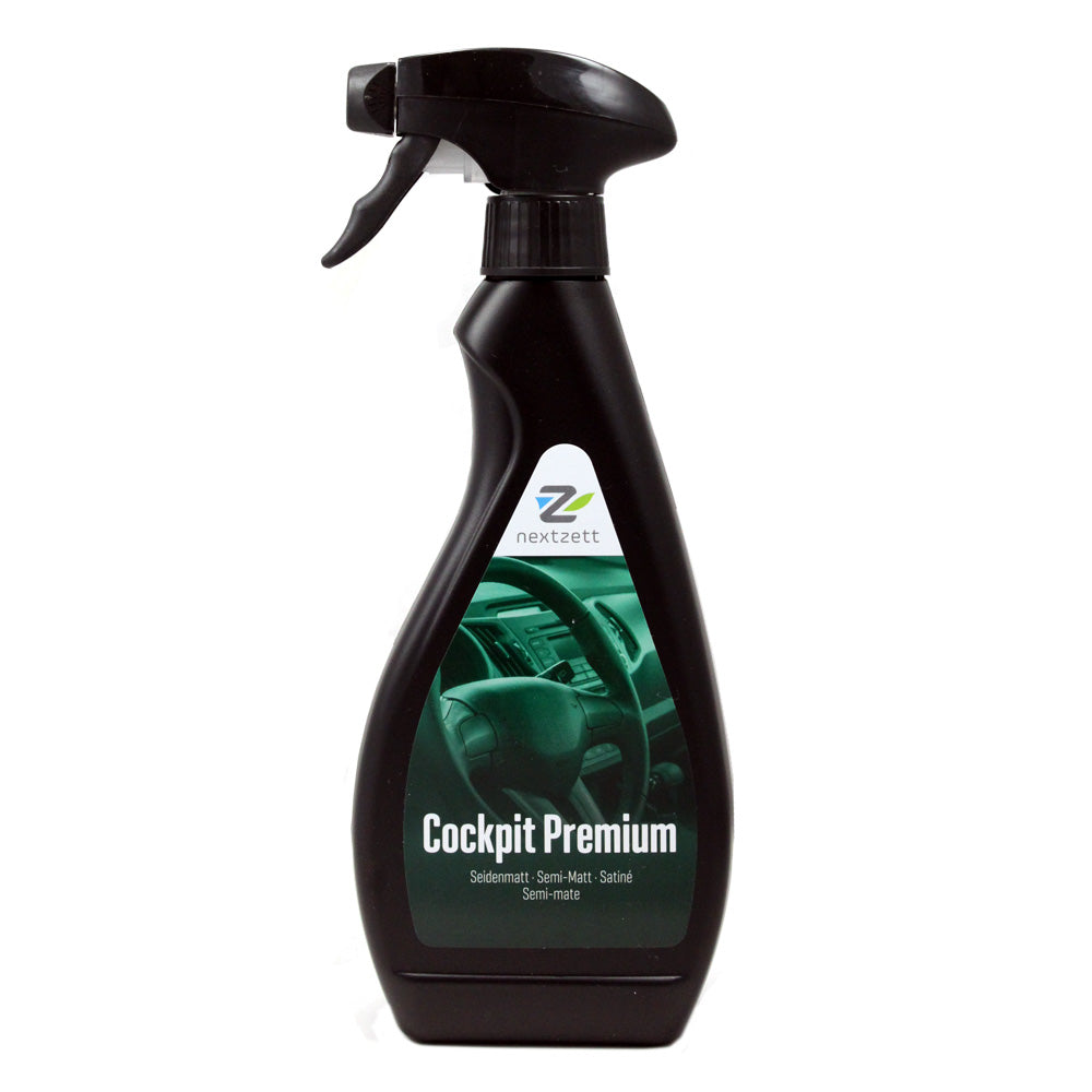 Nextzett Cockpit Premium Interior Cleaner & Protectant - Safe for Leather, Vinyl & Plastic - Car Dashboard & Interior Cleaning Kit - Perfect for Cars, Trucks & Motorcycles