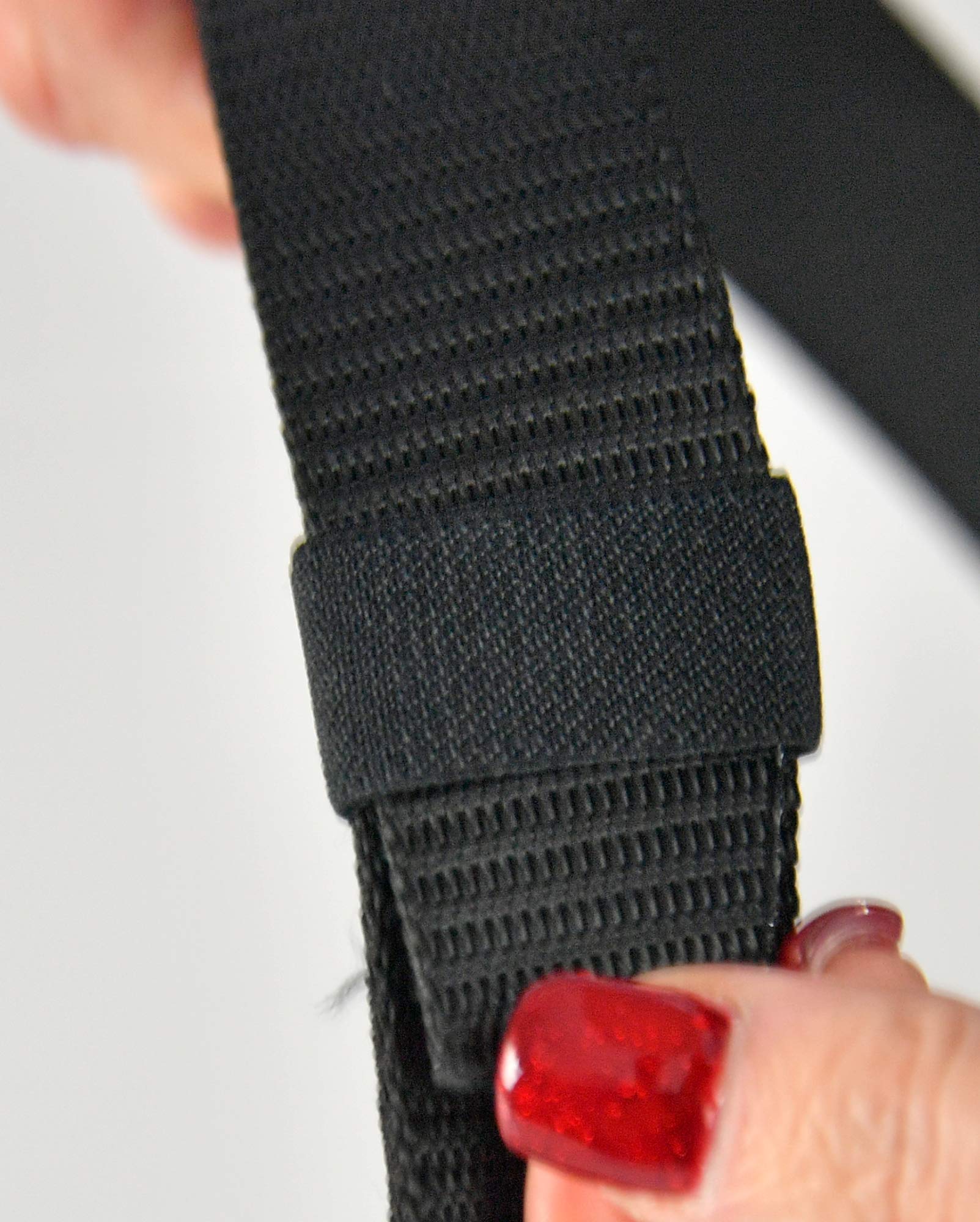 Home-X Adjustable Nylon Travel Money Belt for Men & Women - Hidden Zipper Security Pocket for Cash & Valuables (50